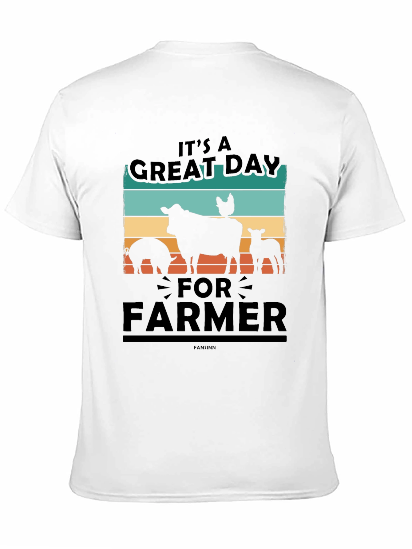 Its A Great Day For Farmer Black T-Shirt