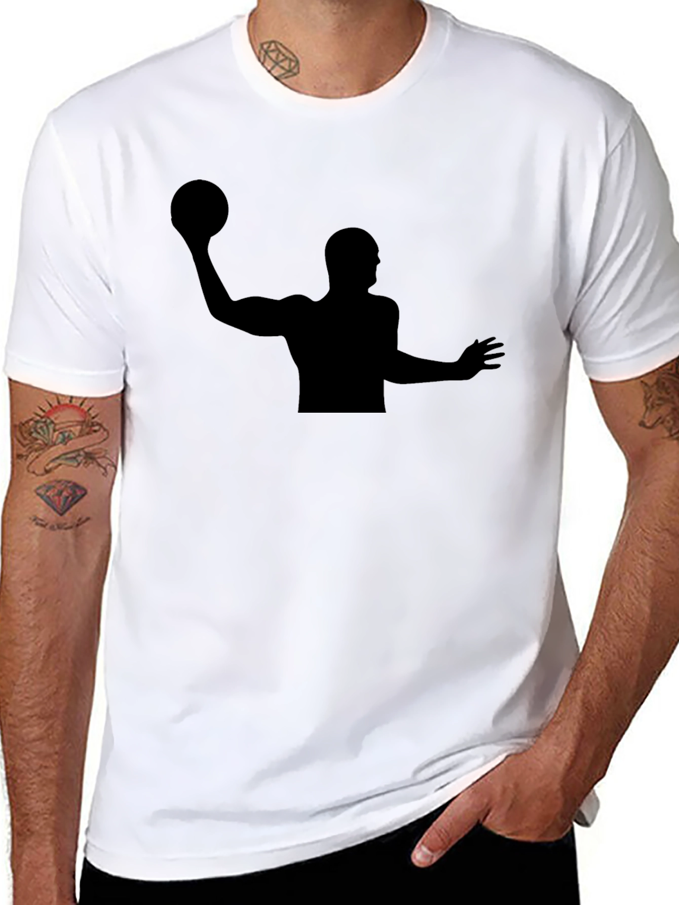 Water Polo Player Graphic T-Shirt