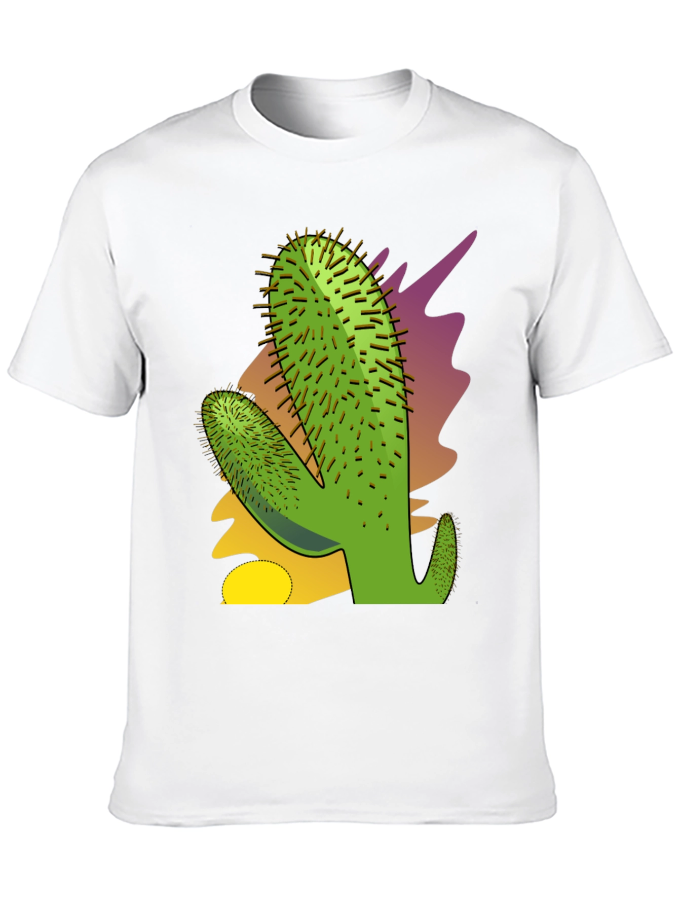Cactus Graphic Tee - Black T-Shirt