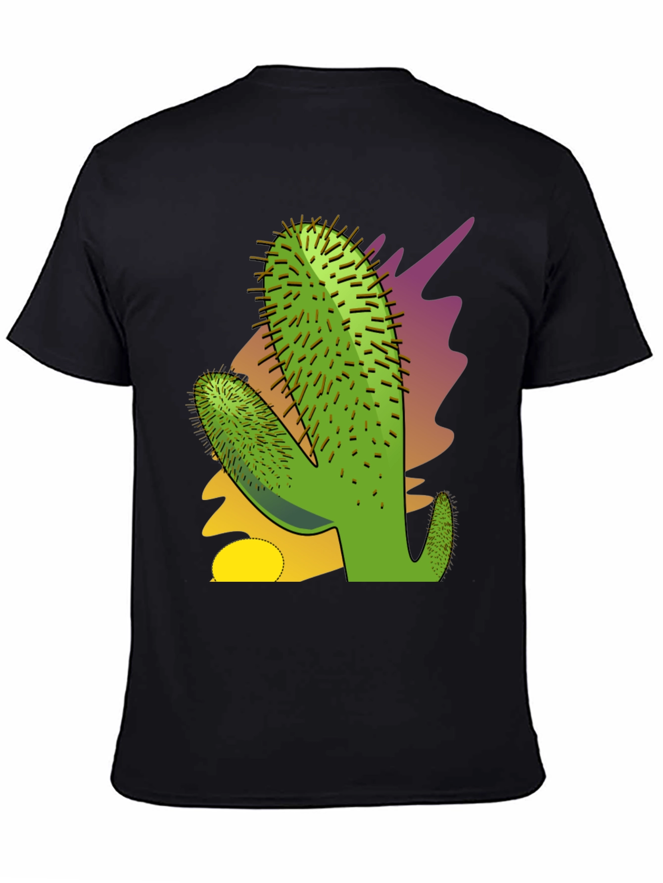 Cactus Graphic Tee - Black T-Shirt