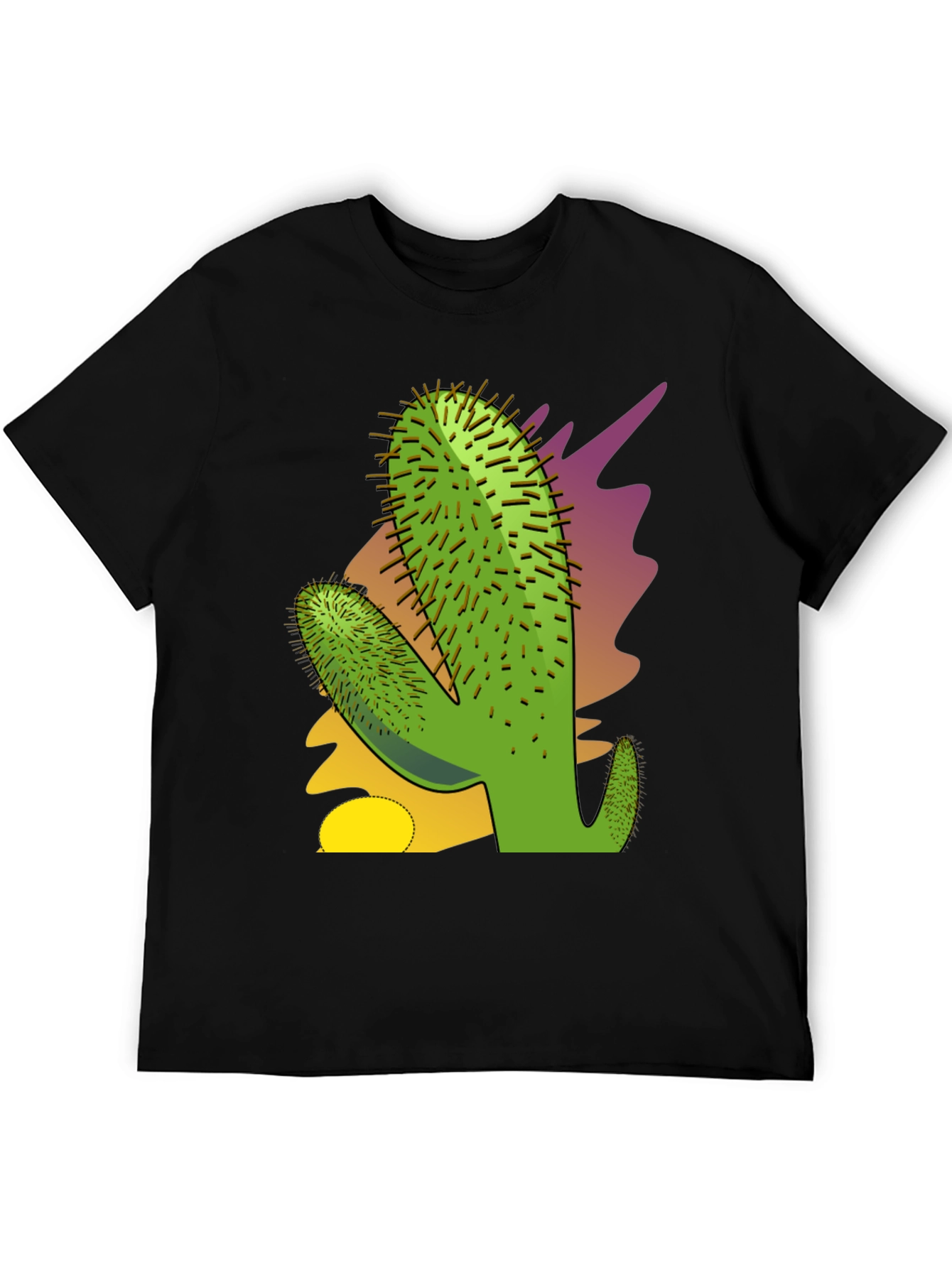 Cactus Graphic Tee - Black T-Shirt
