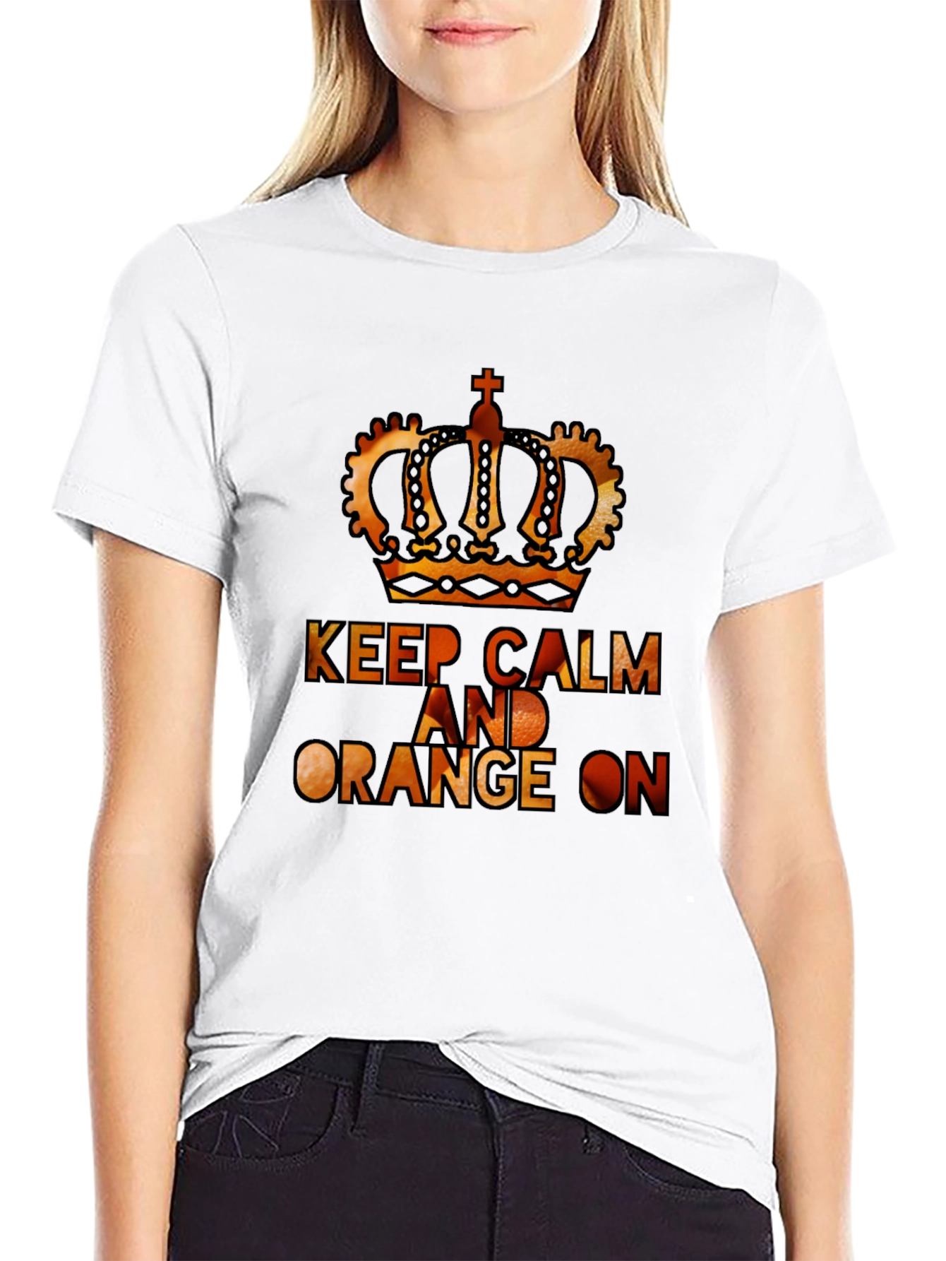 Keep Calm & Orange On Graphic T-Shirt