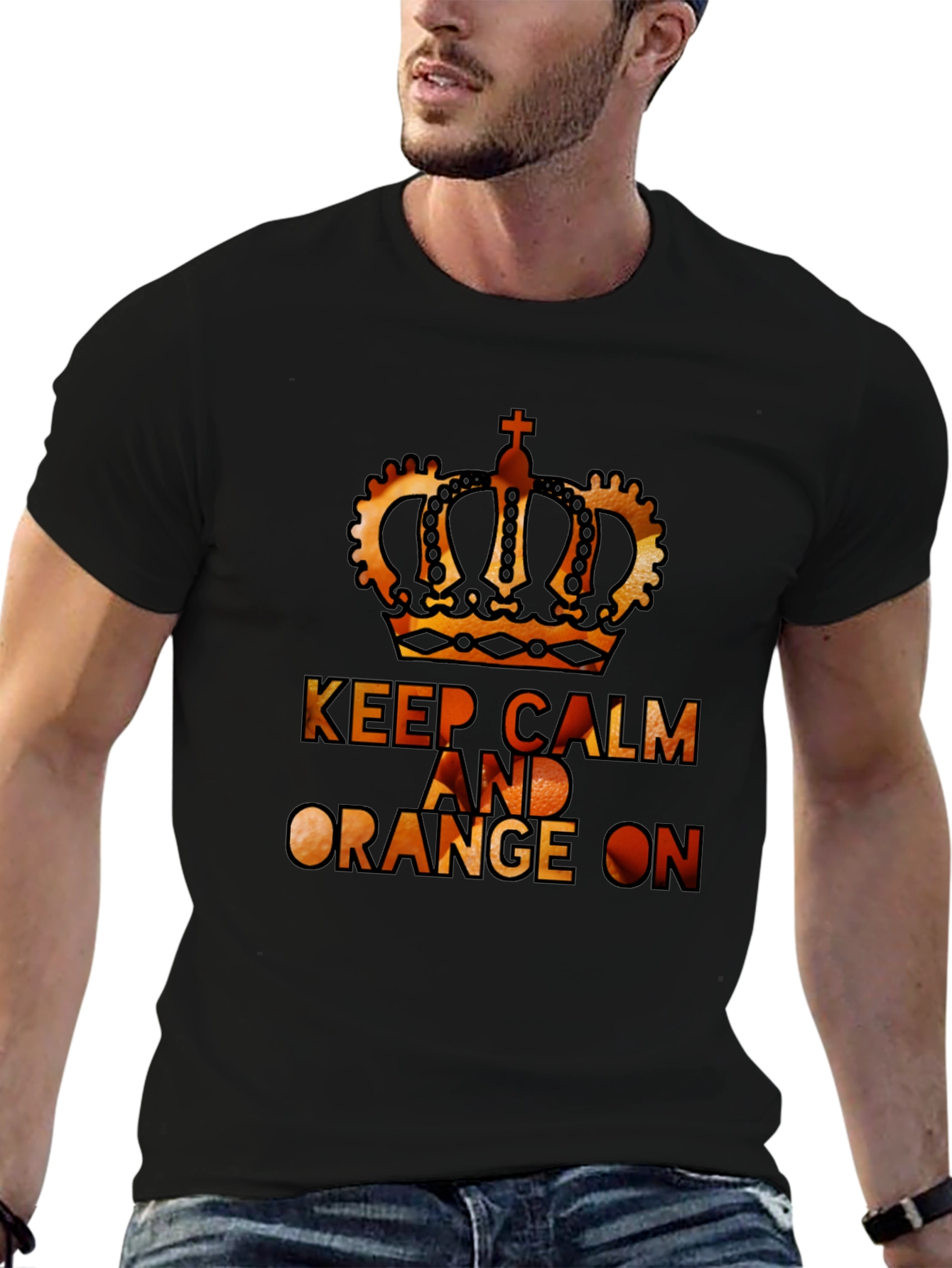 Keep Calm & Orange On Graphic T-Shirt
