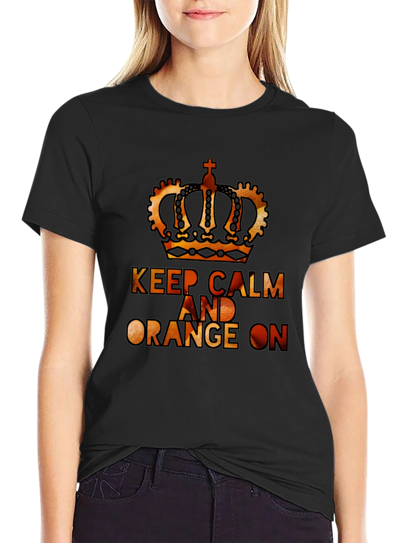 Keep Calm & Orange On Graphic T-Shirt