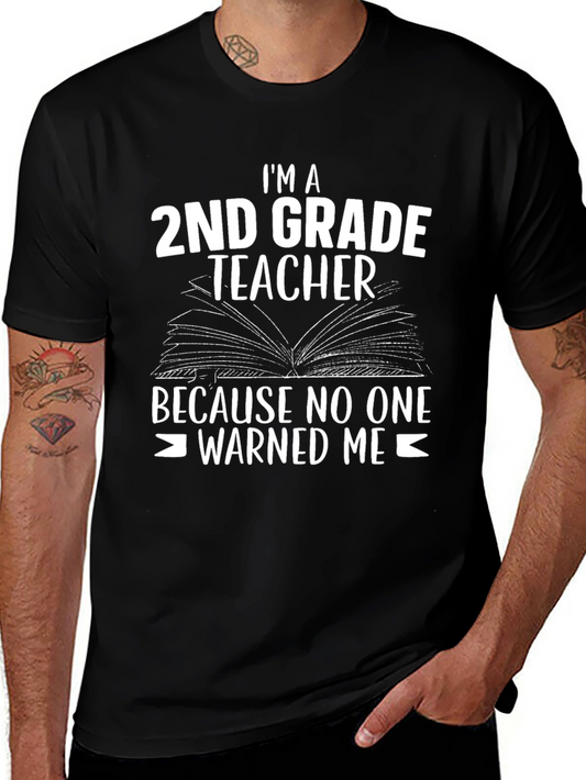 2nd Grade Teacher Graphic T-Shirt