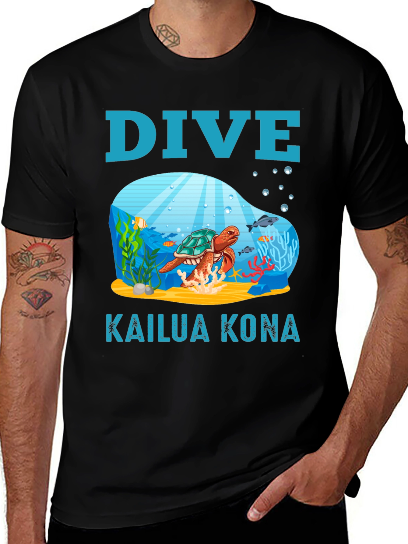 Dive Kailua Kona Graphic T-Shirt