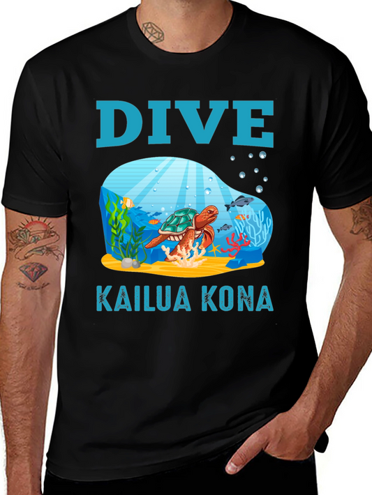 Dive Kailua Kona Graphic T-Shirt