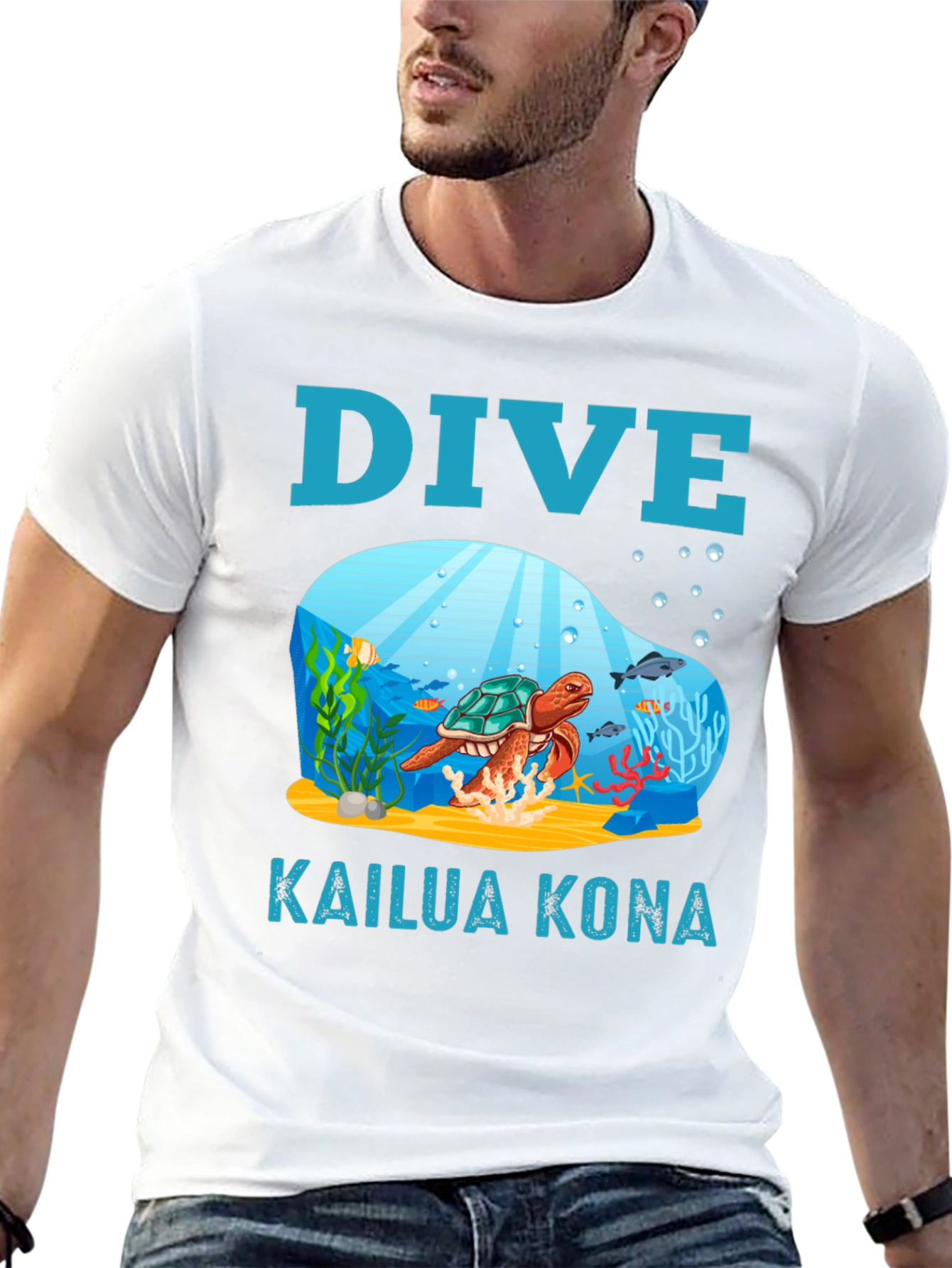 Dive Kailua Kona Graphic T-Shirt