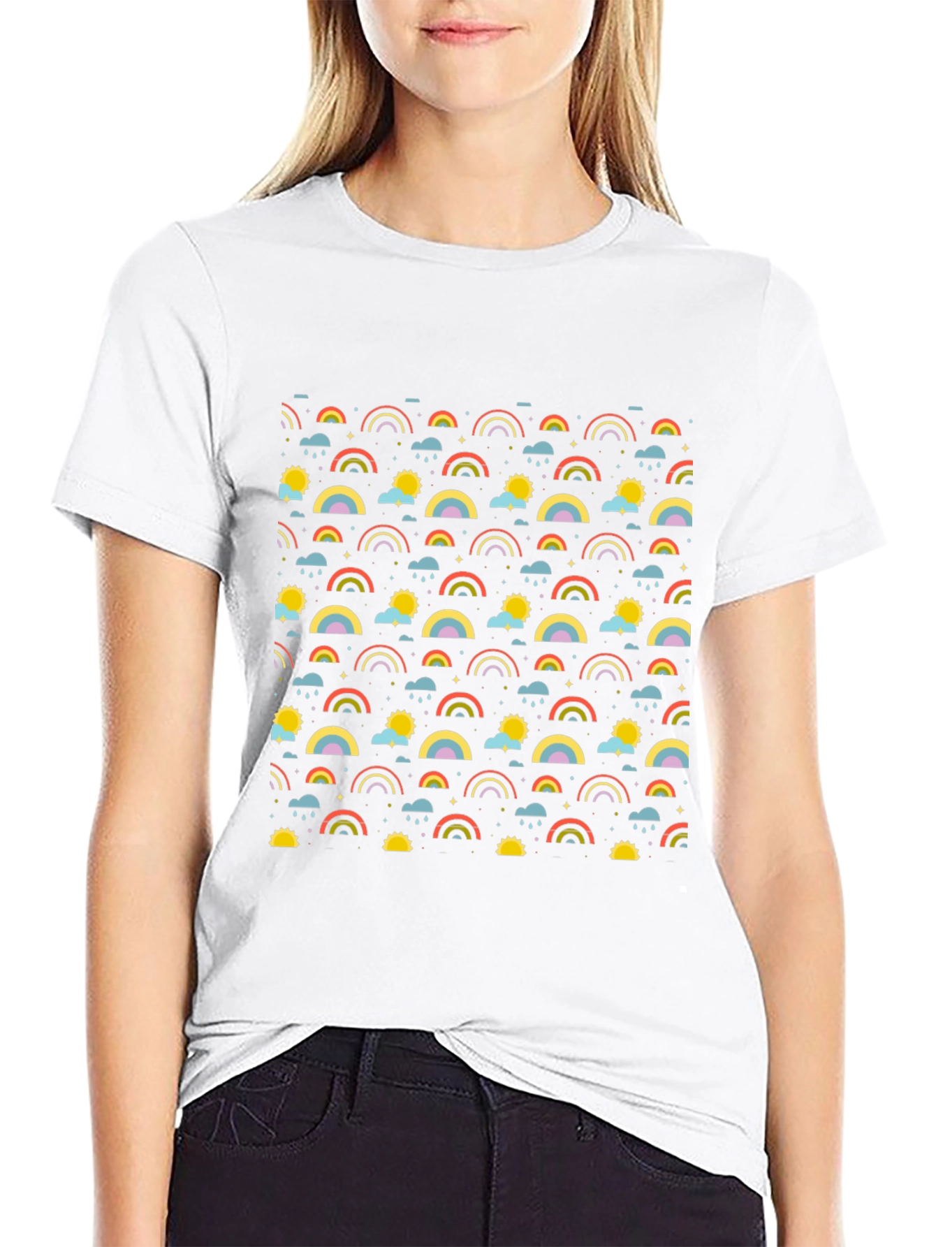 Rainbow Weather Pattern Tee