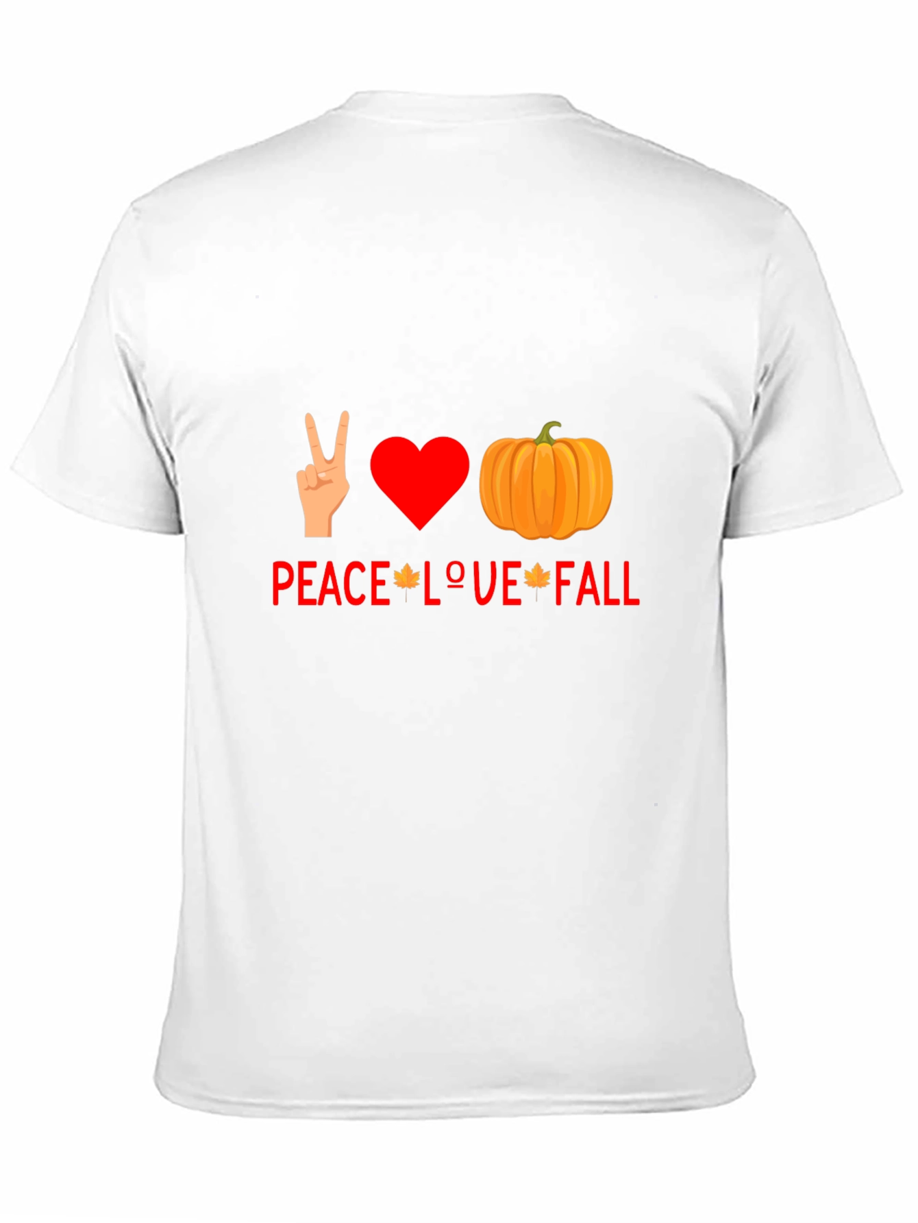 Peace Love Fall T-Shirt - Autumn Graphic Tee
