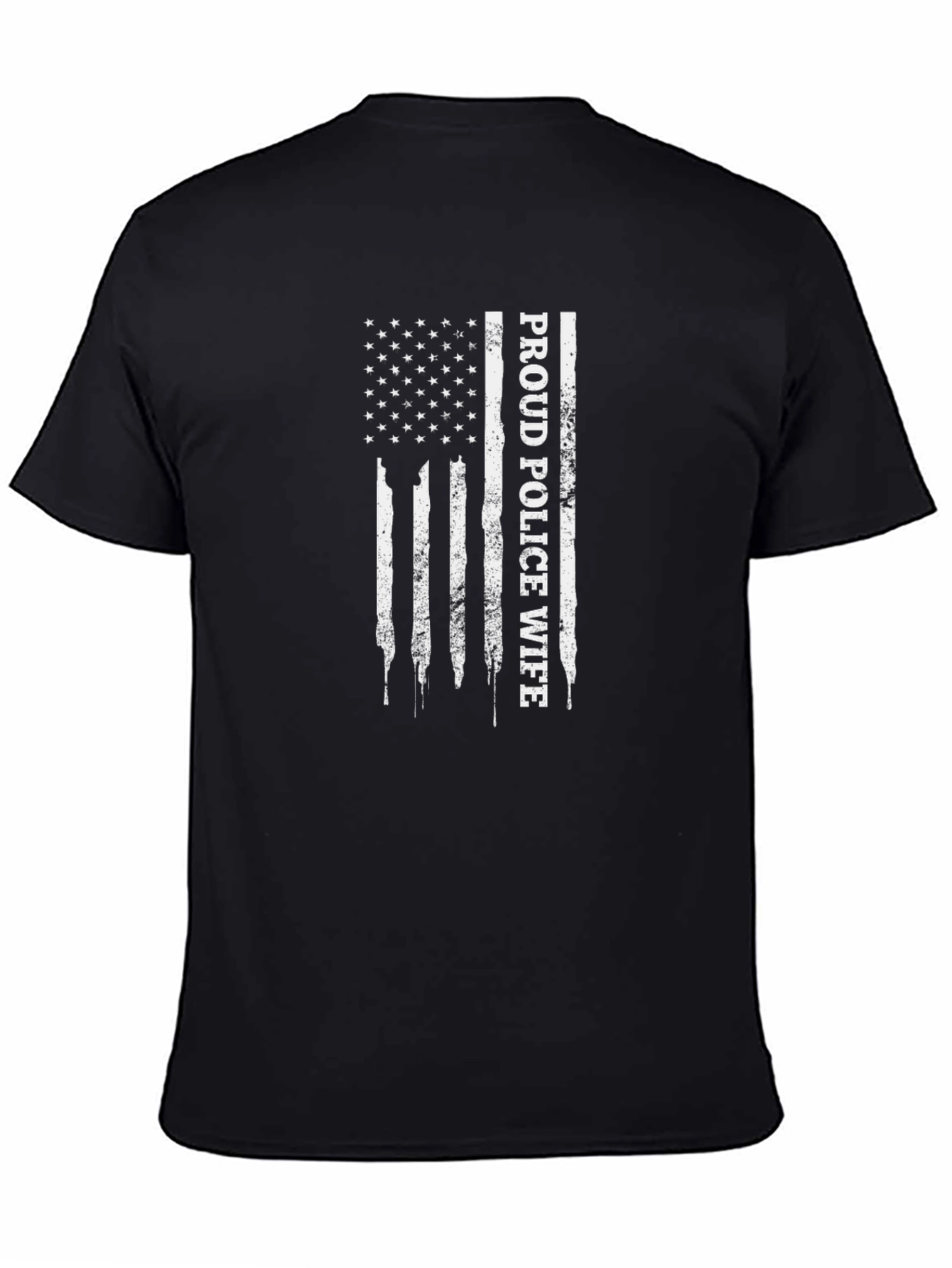 Proud Police Wife Graphic T-Shirt