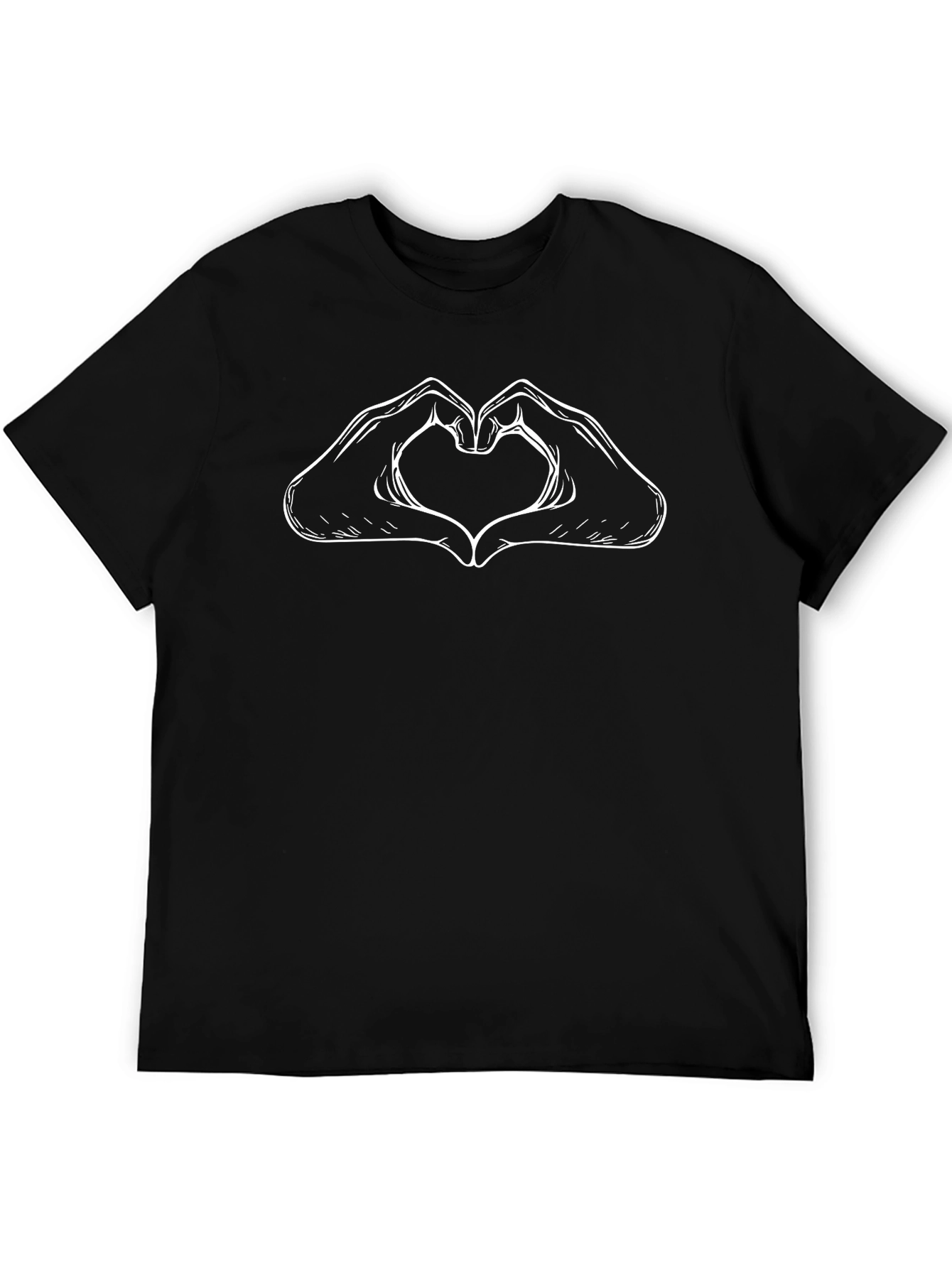 Heart Hands Graphic Tee - Express Your Love