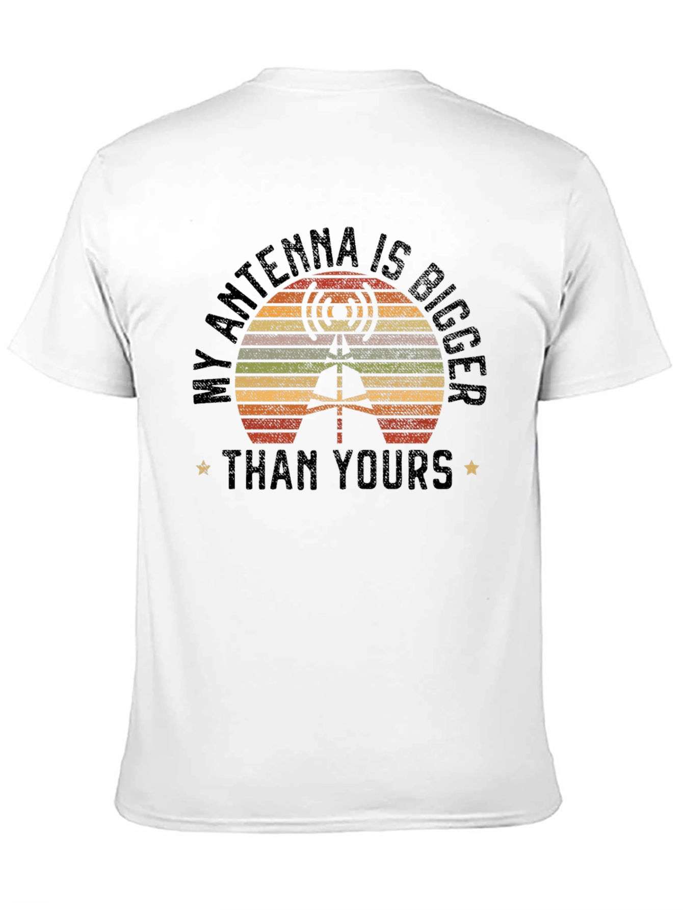 My Antenna Is Bigger Than Yours - Black T-Shirt