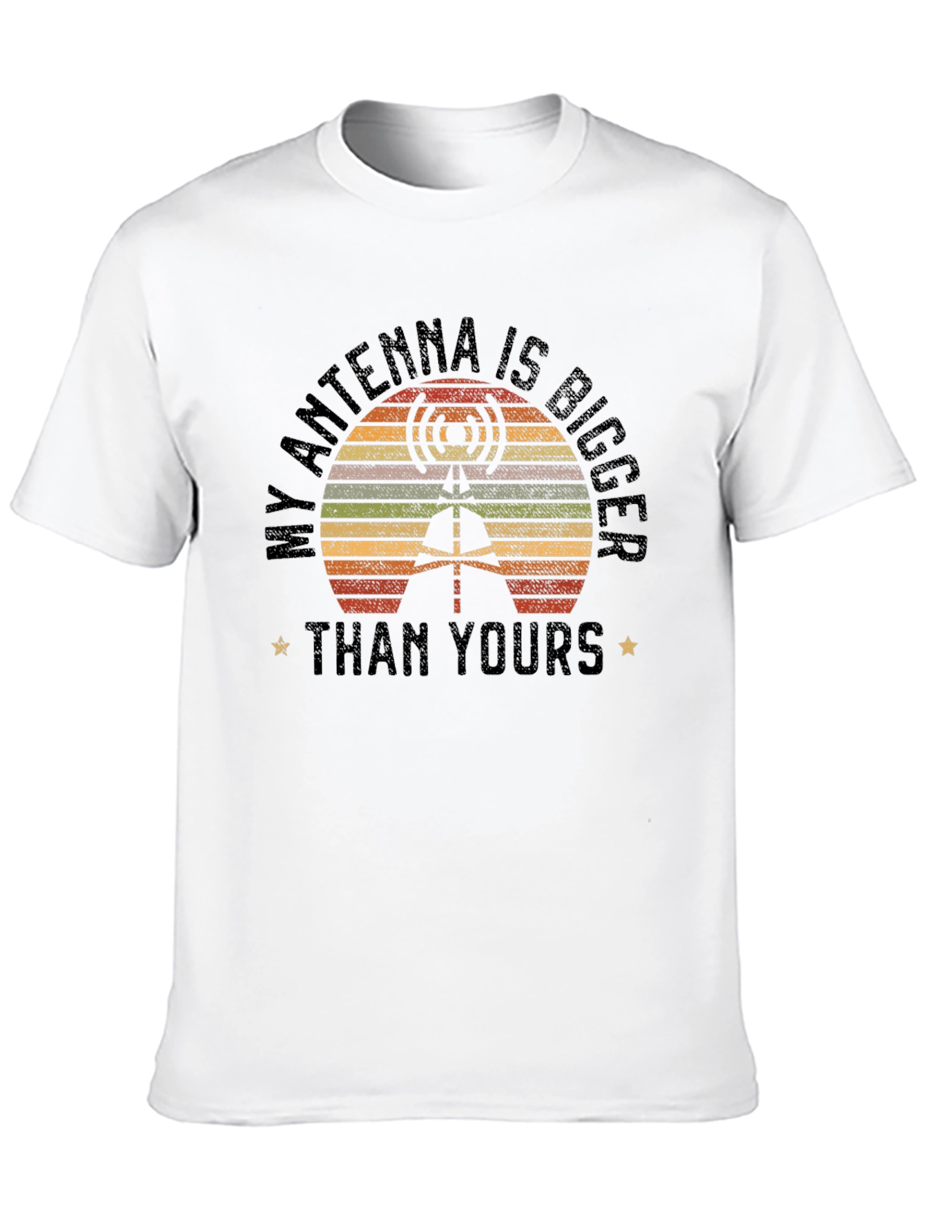 My Antenna Is Bigger Than Yours - Black T-Shirt