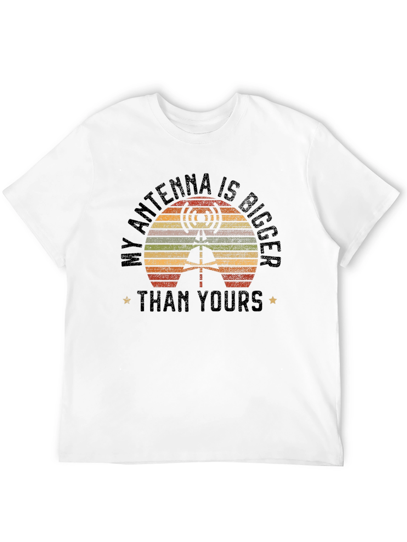 My Antenna Is Bigger Than Yours - Black T-Shirt