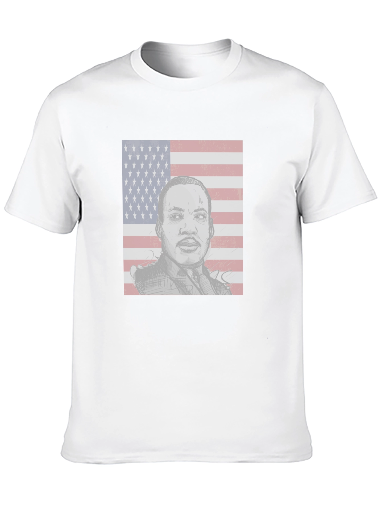 MLK American Flag T-Shirt