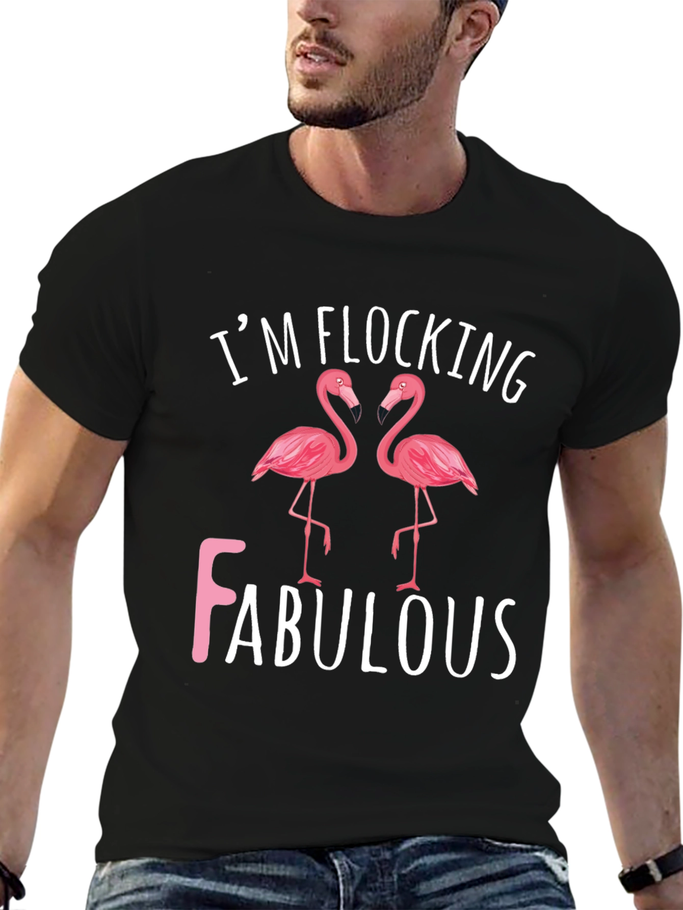 Im Flocking Fabulous Flamingo Graphic Tee
