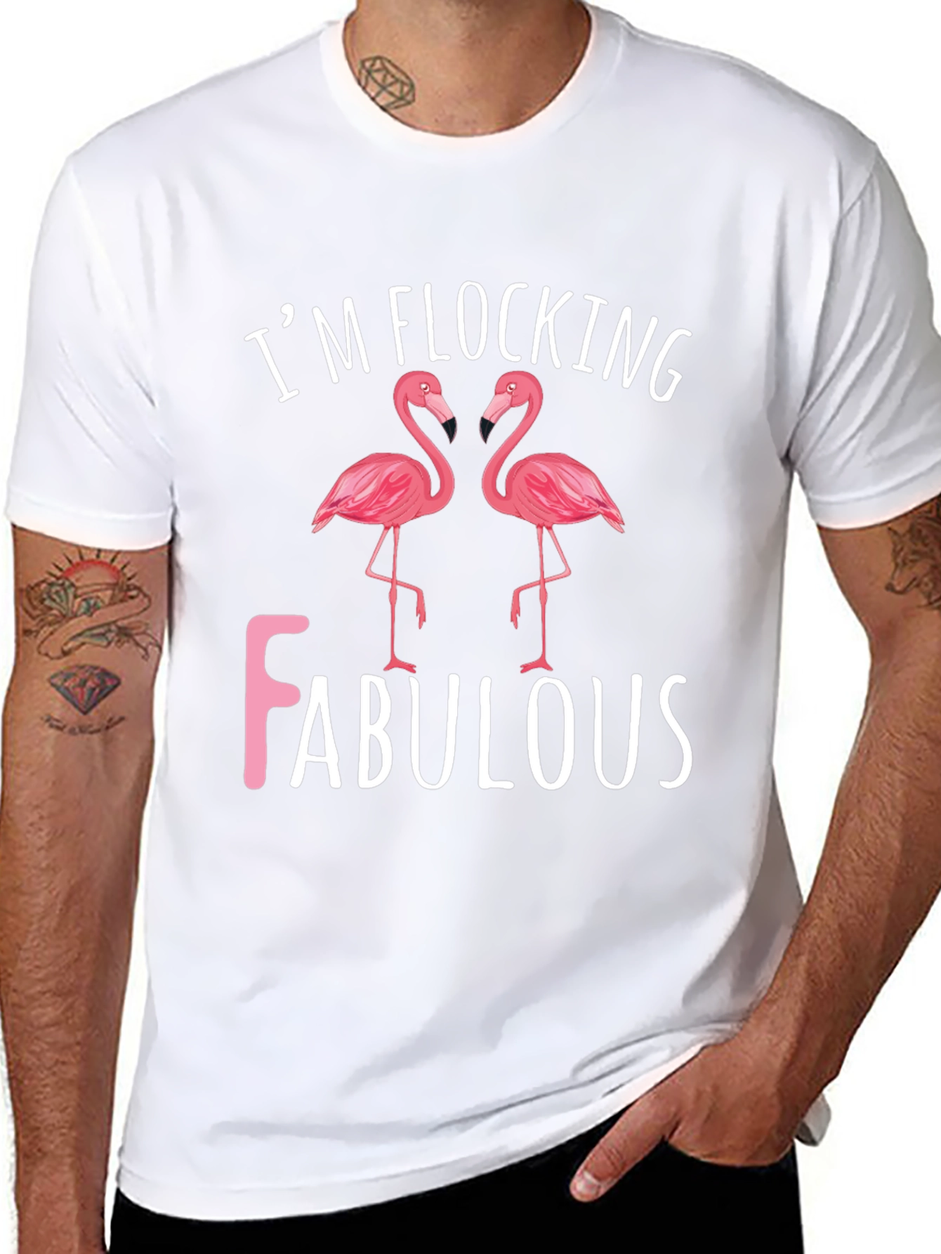 Im Flocking Fabulous Flamingo Graphic Tee