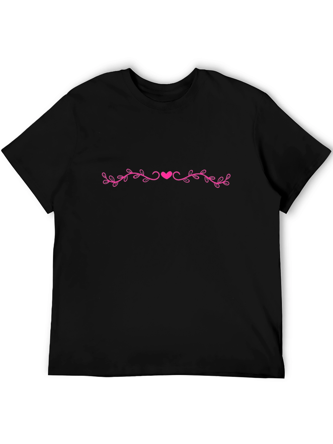 Heart Vine Black T-Shirt