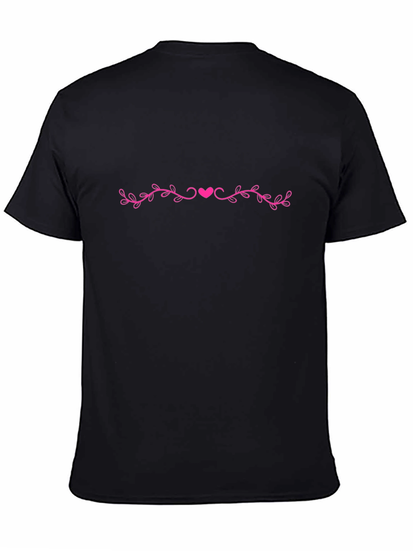 Heart Vine Black T-Shirt
