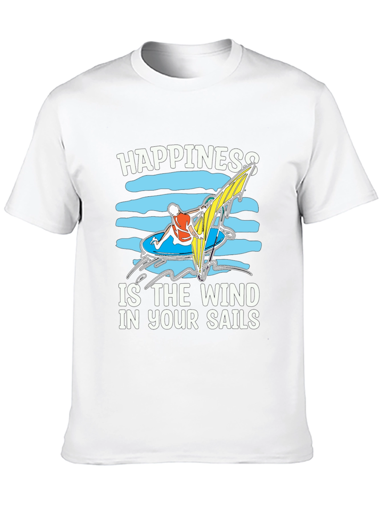 Windsurfing Happiness Graphic Tee