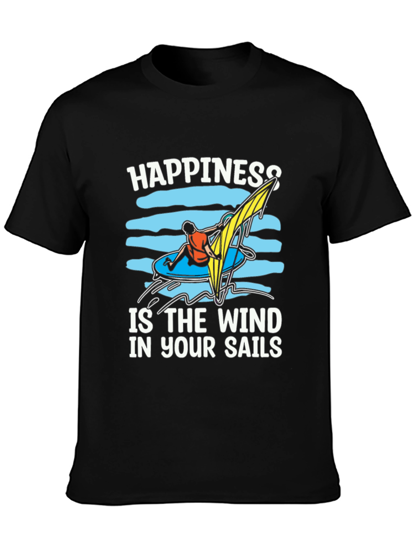 Windsurfing Happiness Graphic Tee