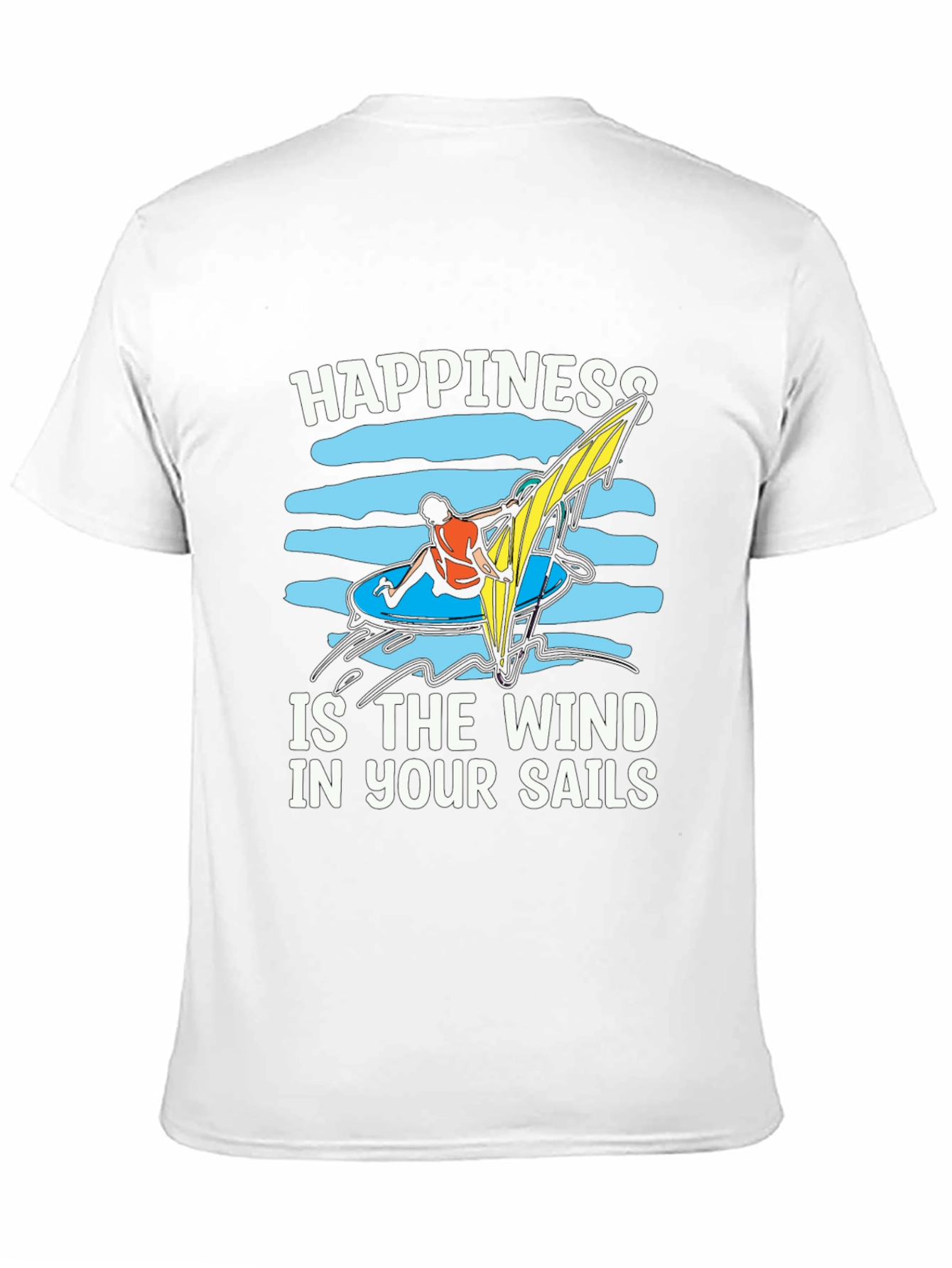 Windsurfing Happiness Graphic Tee