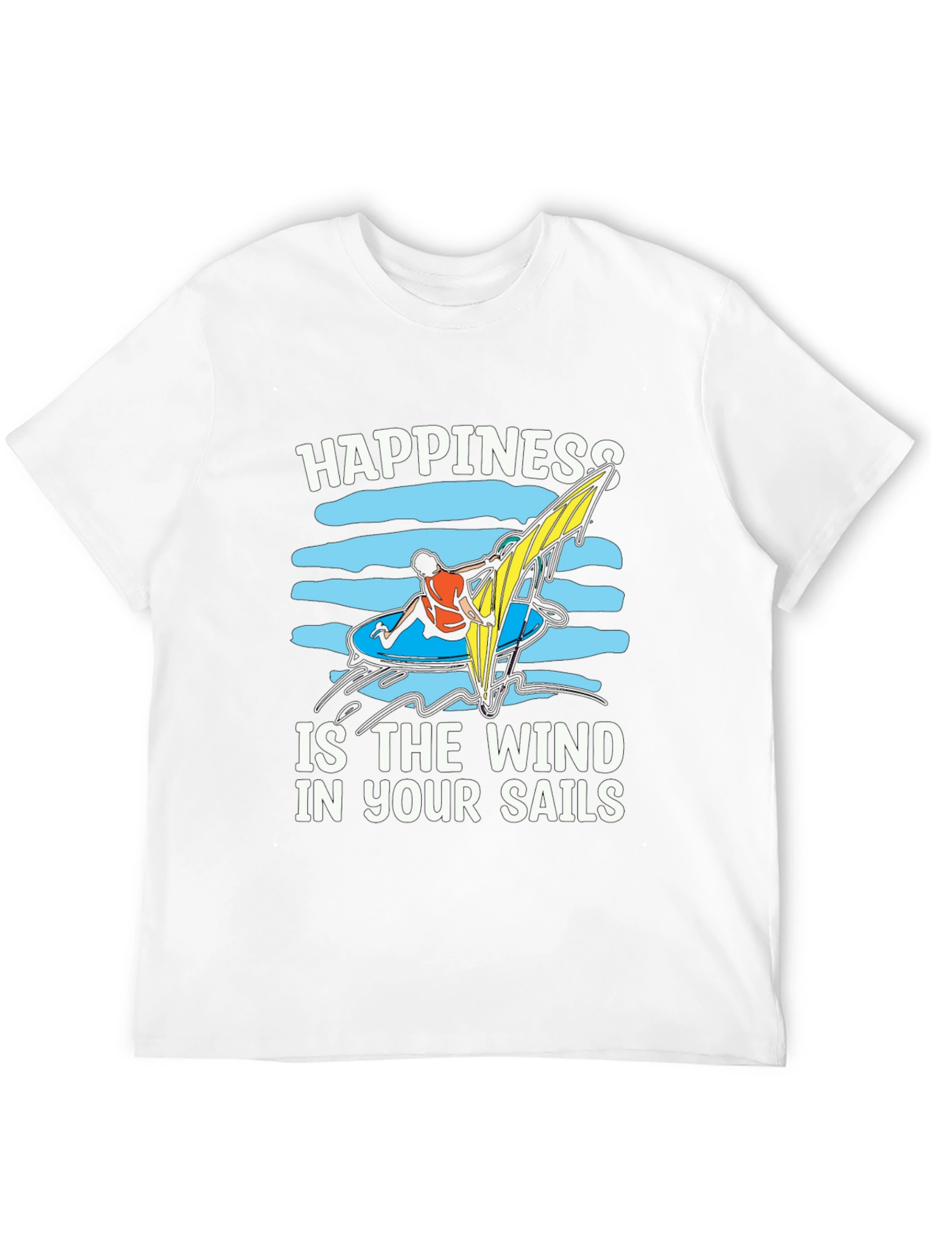 Windsurfing Happiness Graphic Tee