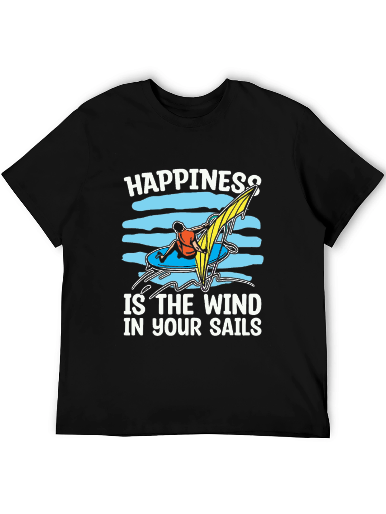 Windsurfing Happiness Graphic Tee