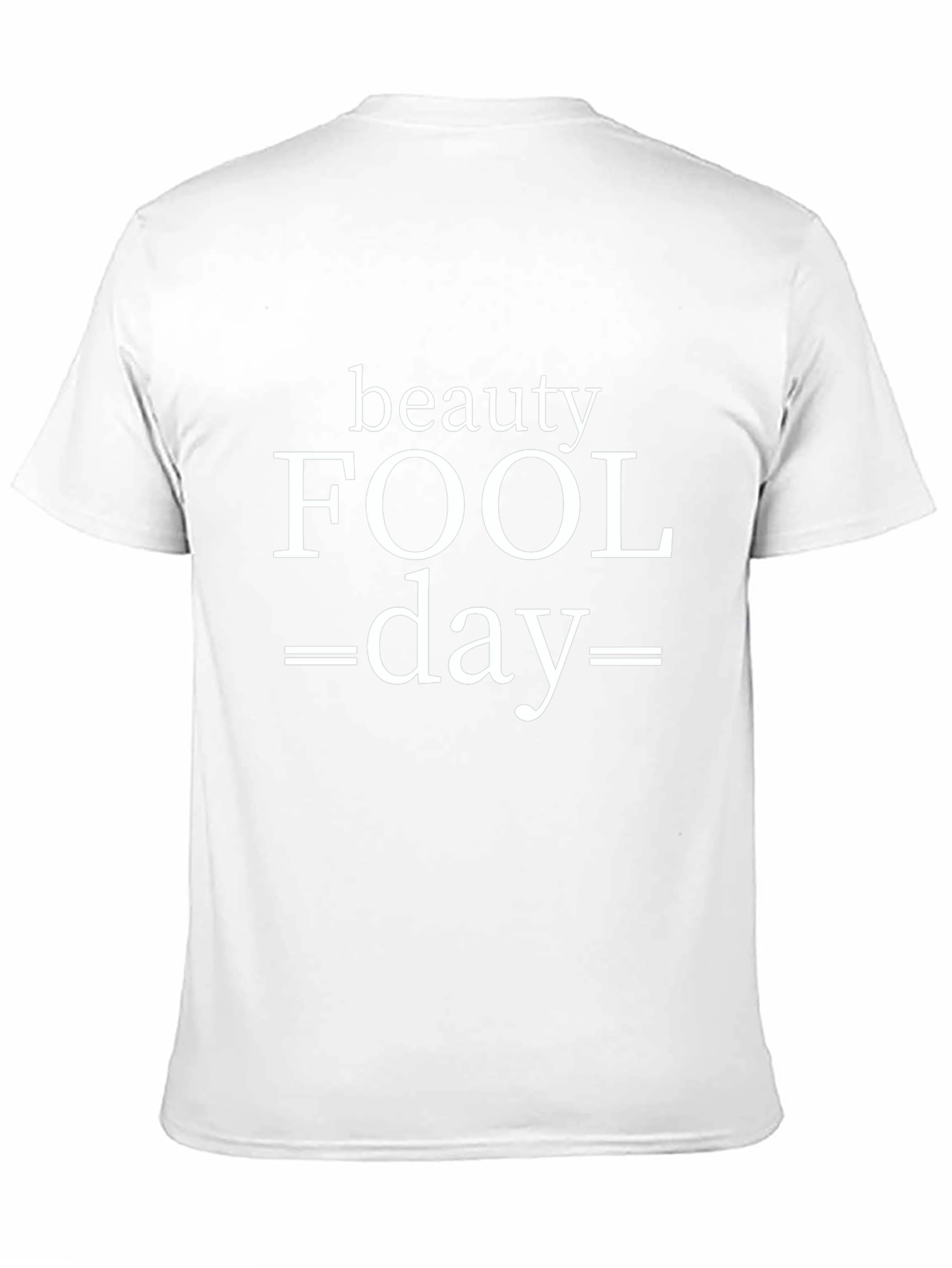 Beauty Fool Day Graphic Tee - Black T-Shirt