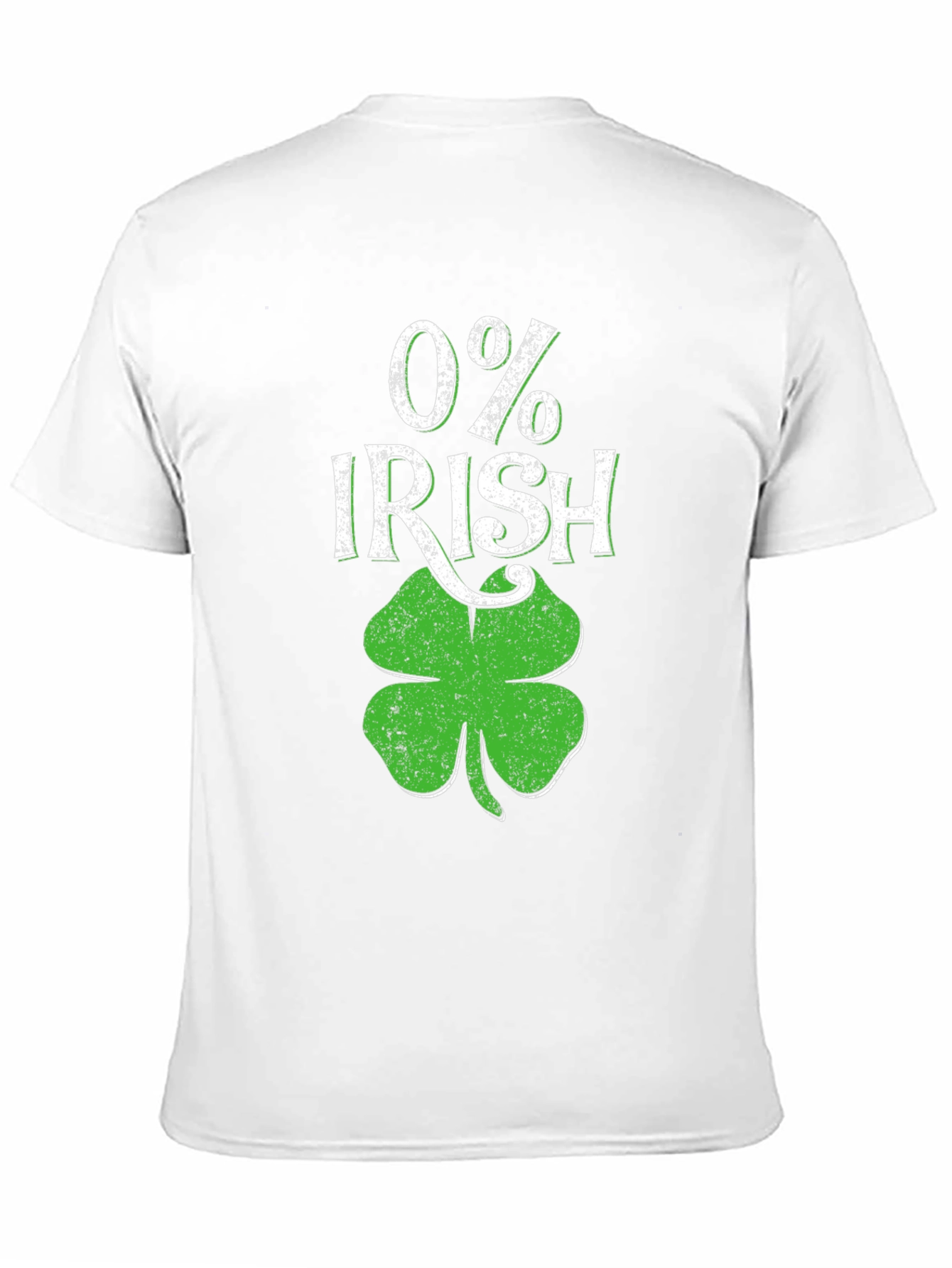 0% Irish St. Patricks Day T-Shirt Shamrock