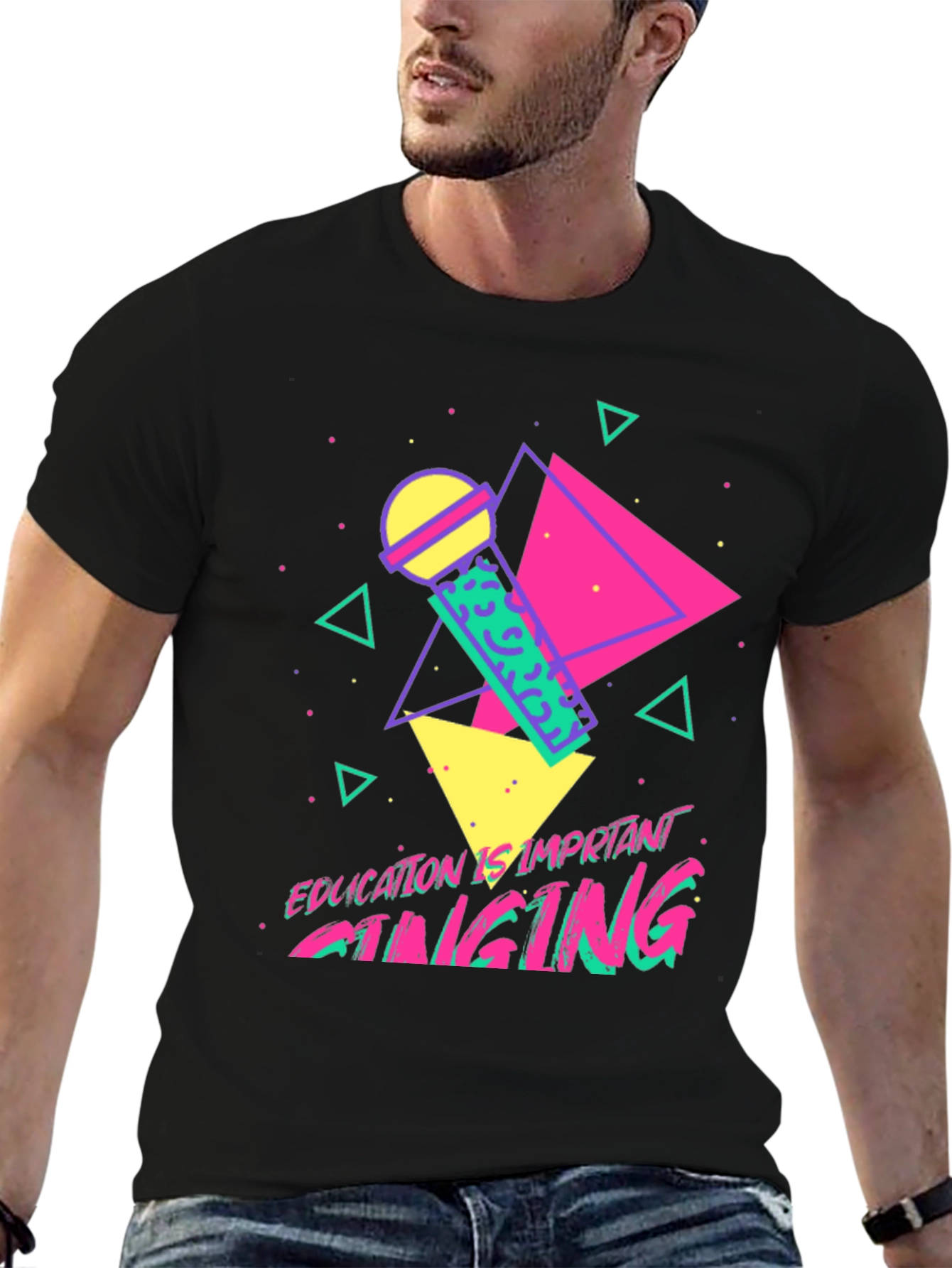 Retro 80s Singing T-Shirt