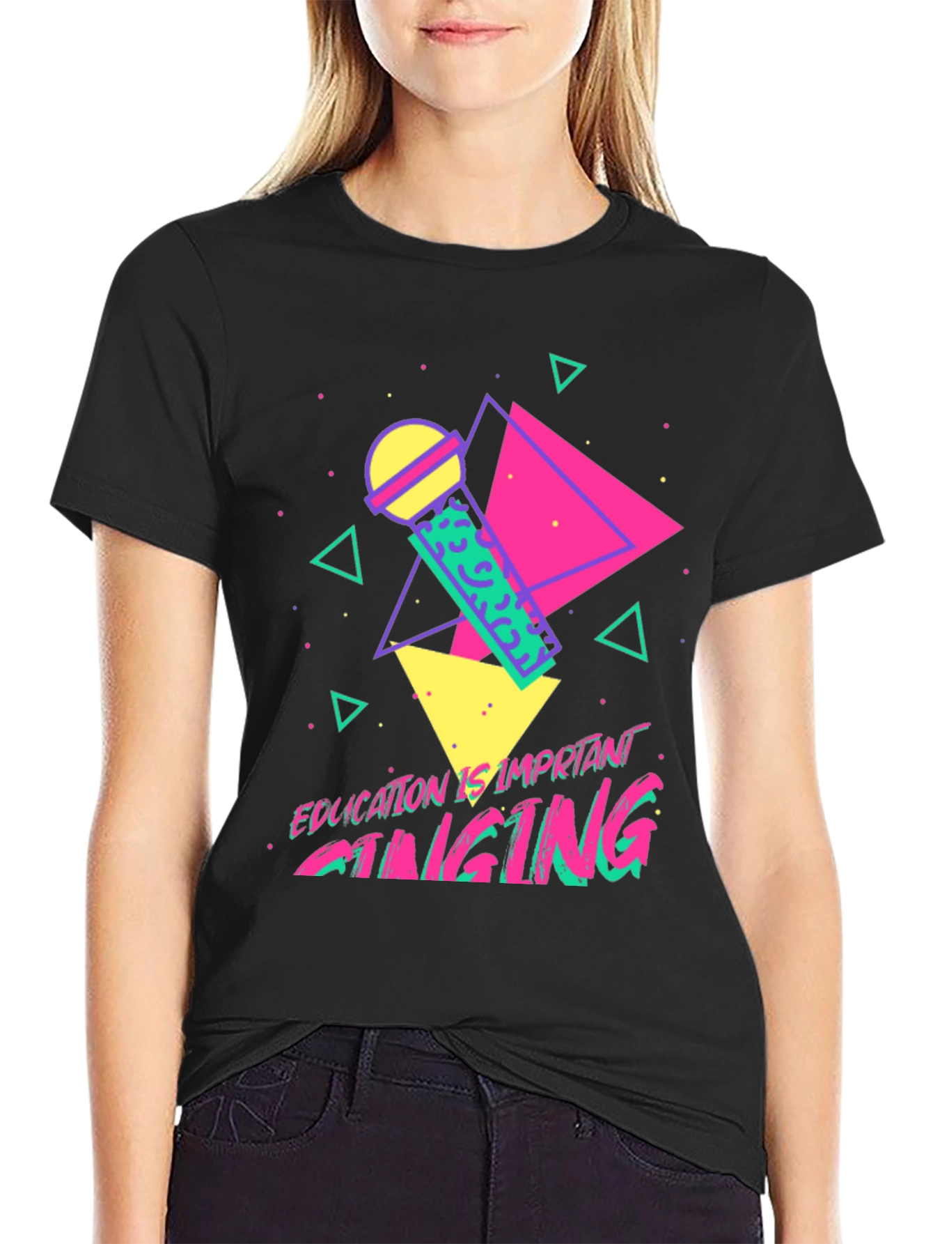 Retro 80s Singing T-Shirt