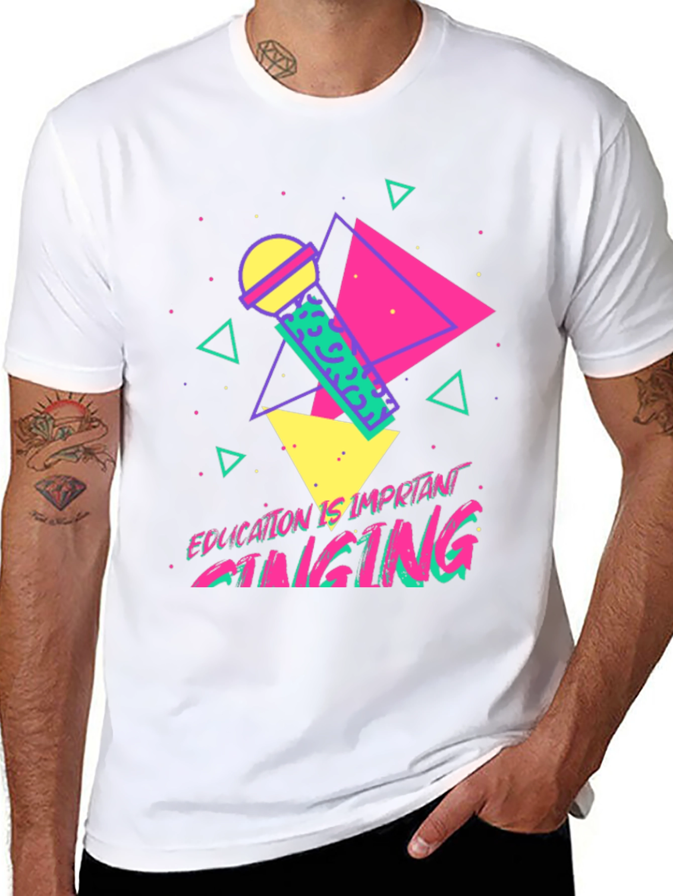 Retro 80s Singing T-Shirt