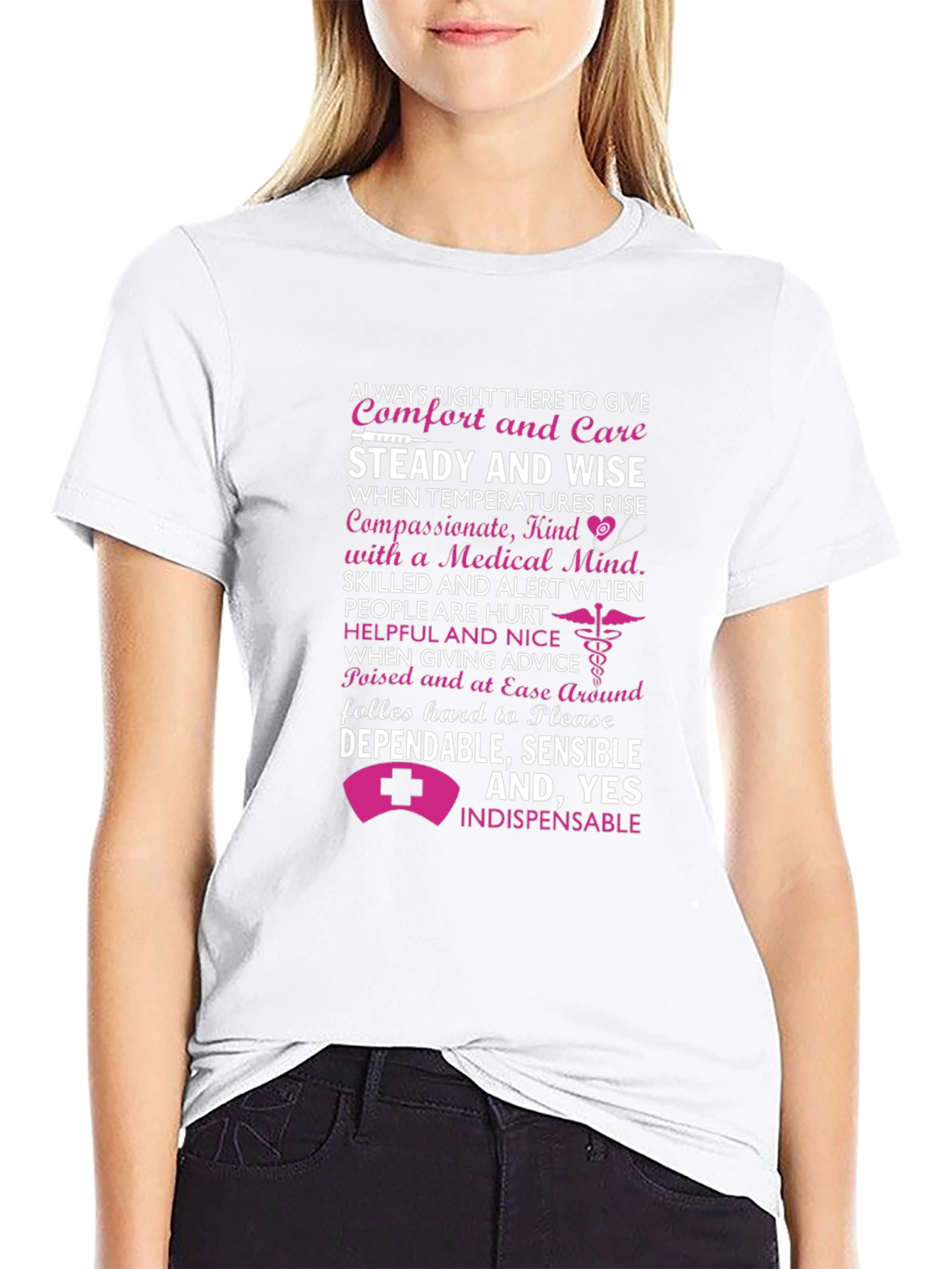 Nurse Appreciation T-Shirt - Steady and Wise
