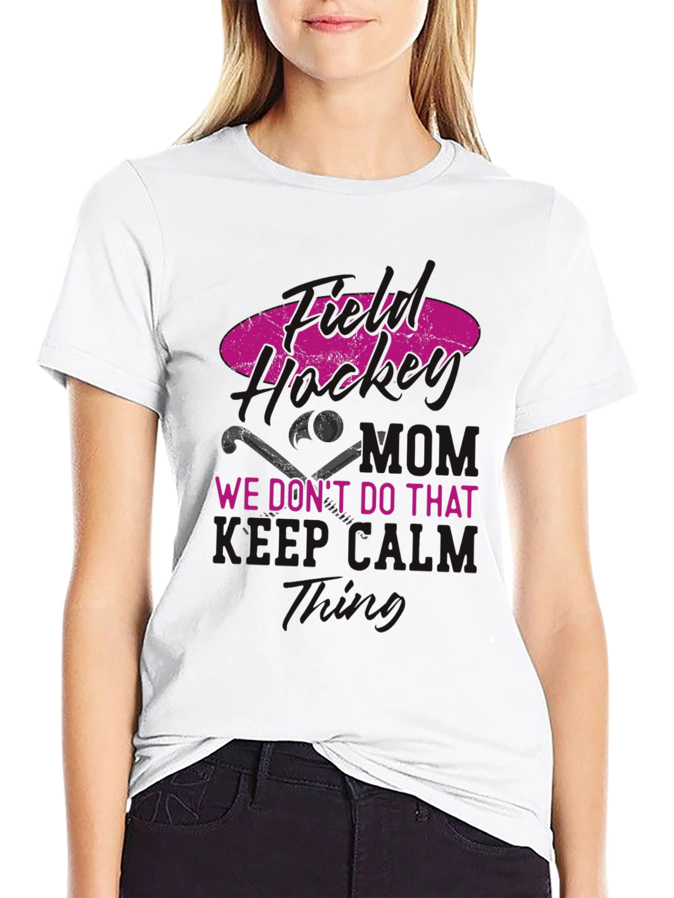 Field Hockey Mom Graphic Tee