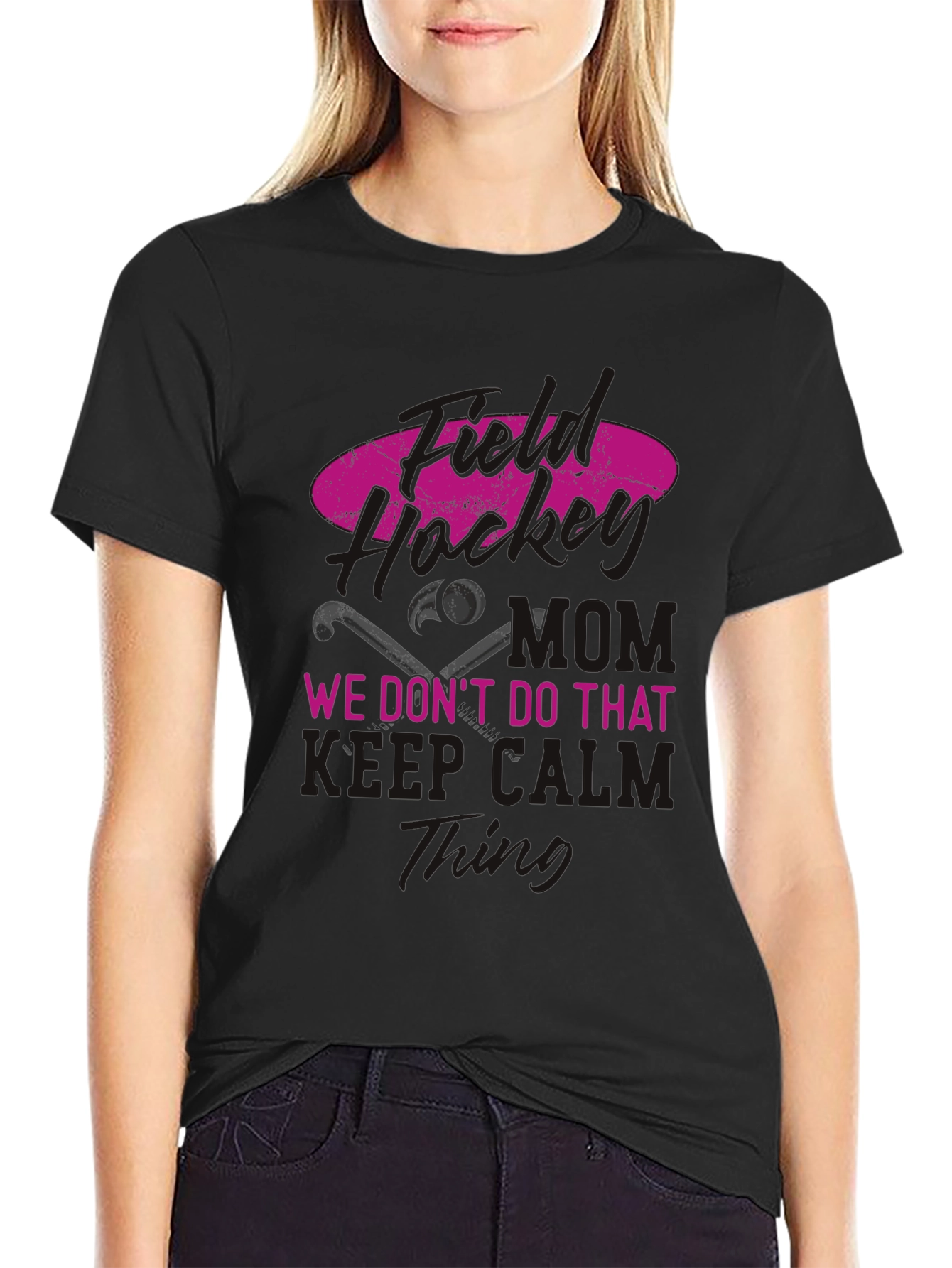 Field Hockey Mom Graphic Tee