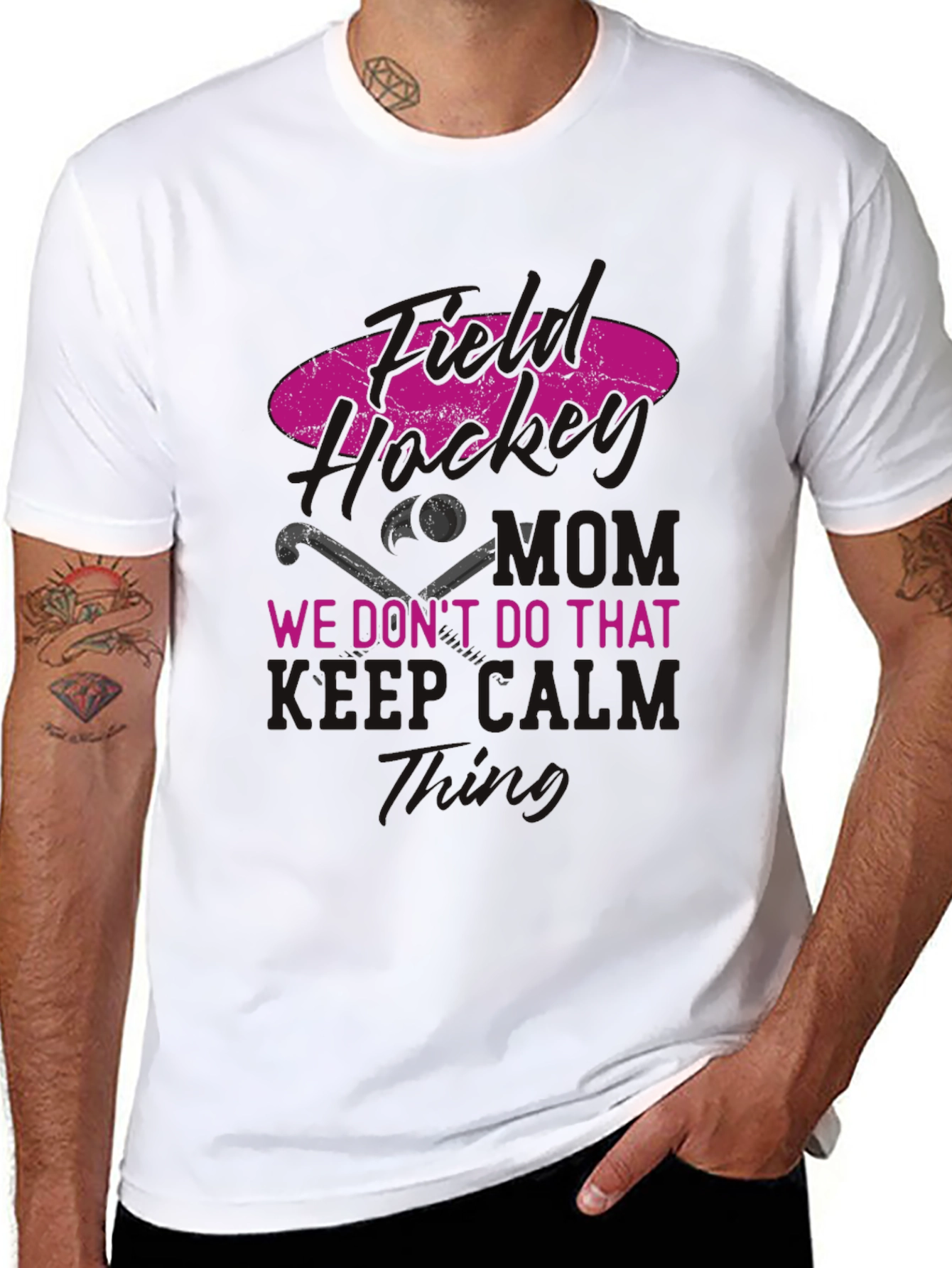 Field Hockey Mom Graphic Tee
