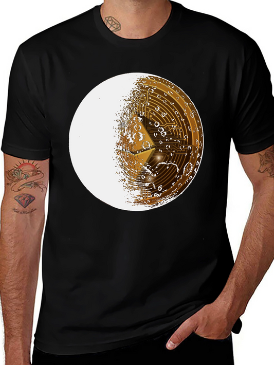Ethereum Moon Graphic T-Shirt - Crypto Fan Apparel