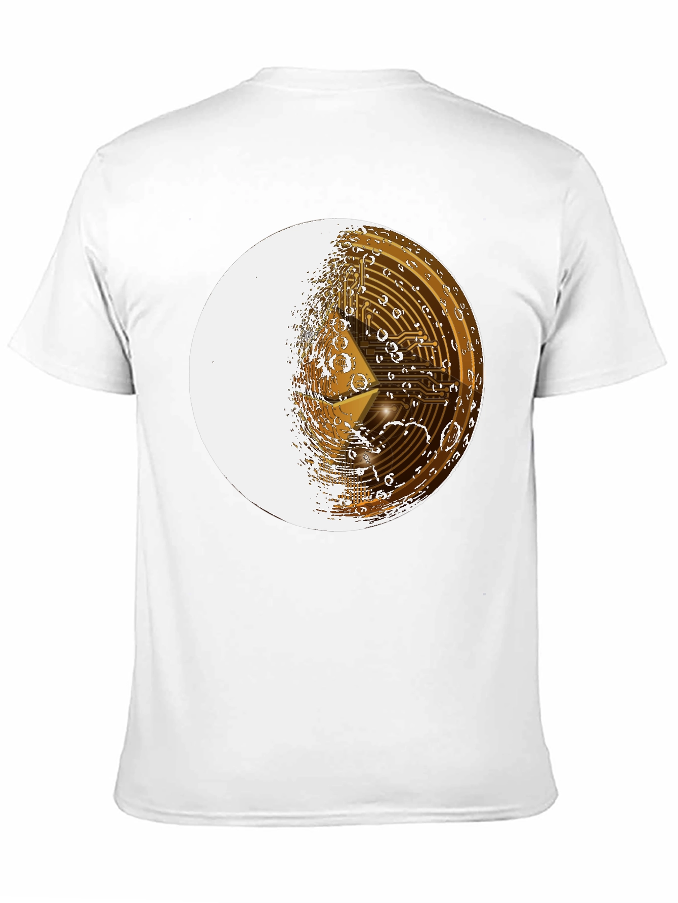 Ethereum Moon Graphic T-Shirt - Crypto Fan Apparel