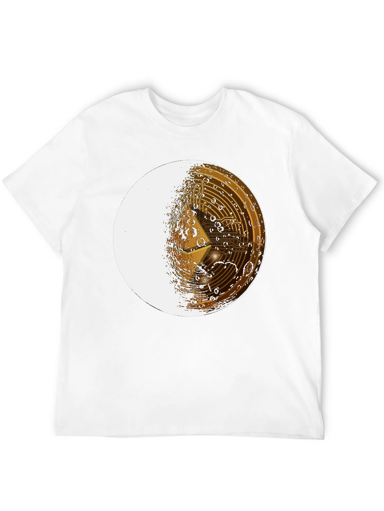 Ethereum Moon Graphic T-Shirt - Crypto Fan Apparel