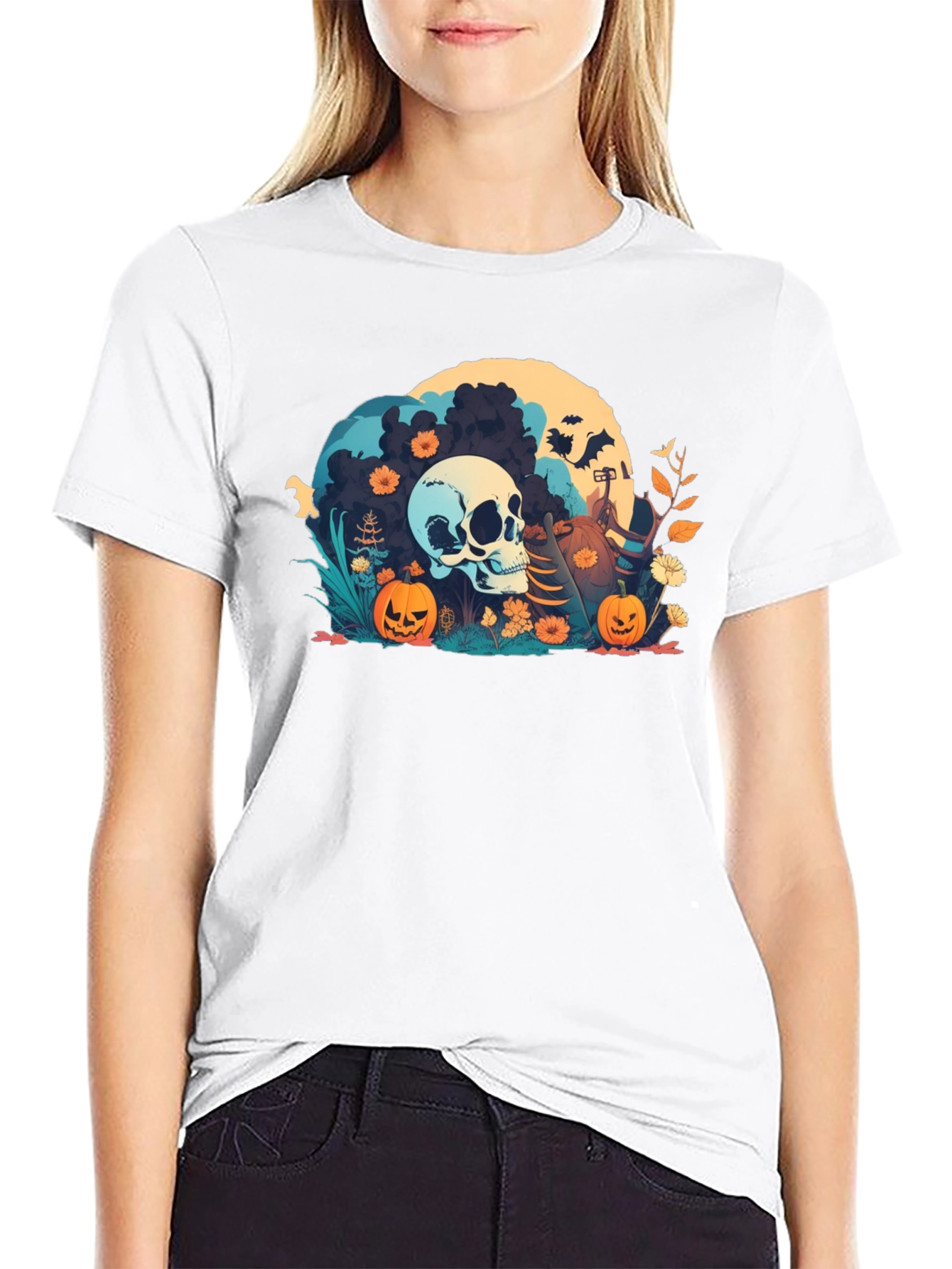 Halloween Skull T-Shirt