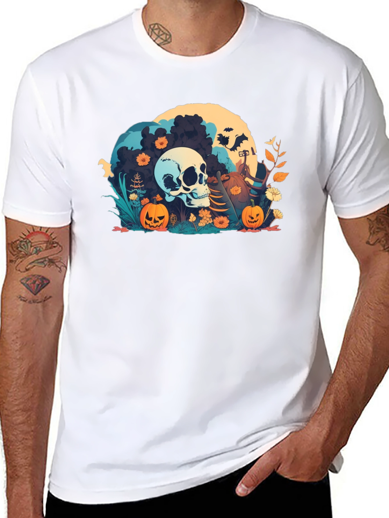 Halloween Skull T-Shirt
