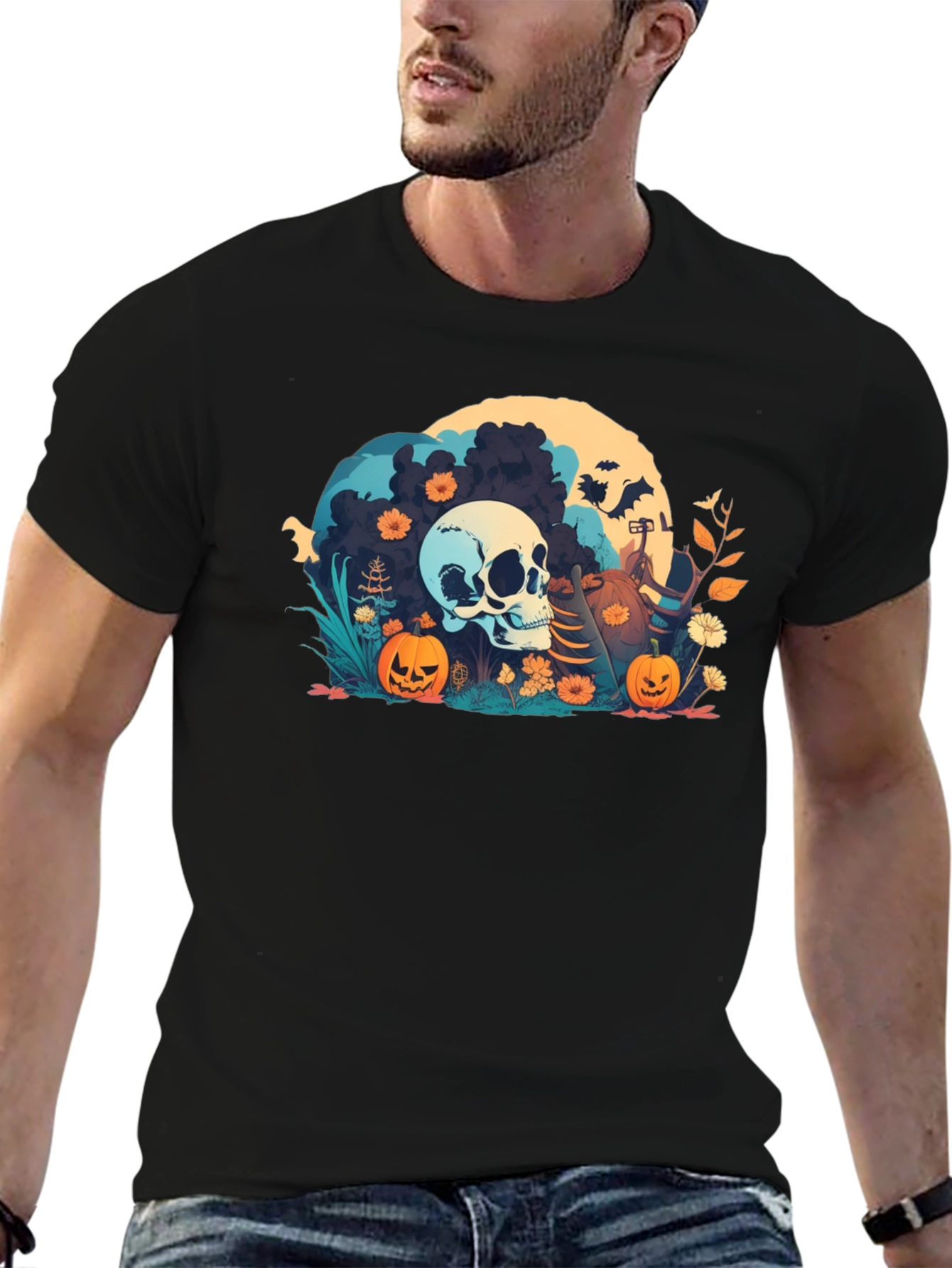 Halloween Skull T-Shirt