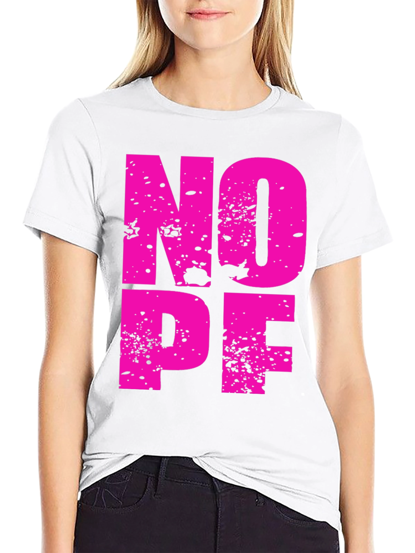 NOPE Graphic Tee - Bold Statement T-Shirt