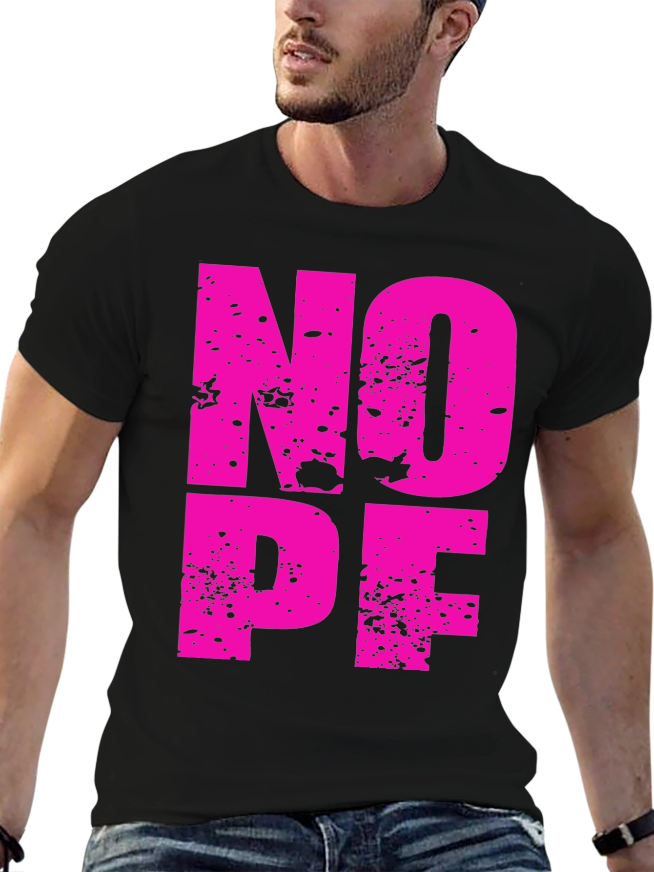 NOPE Graphic Tee - Bold Statement T-Shirt