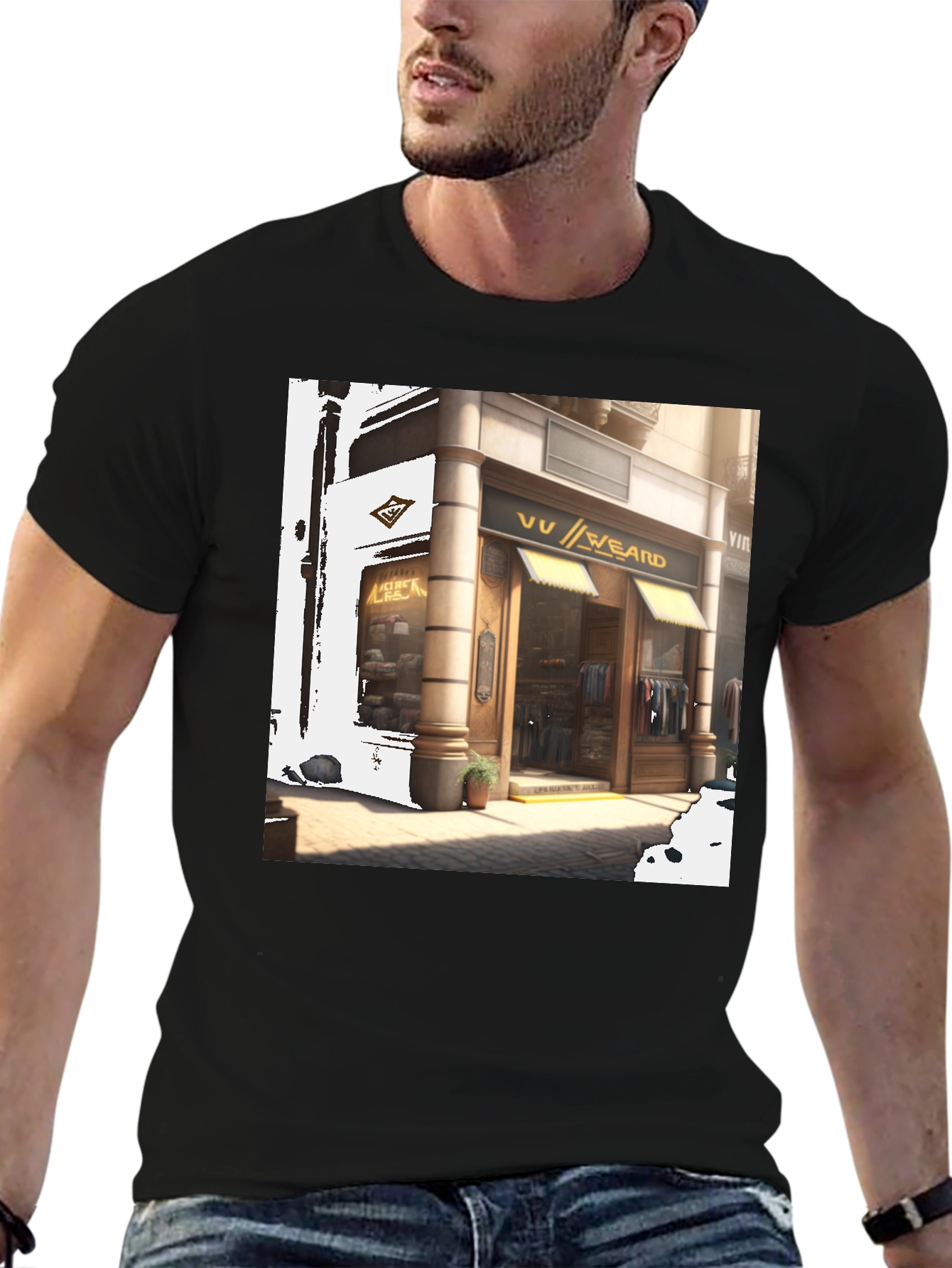 Urban Style Graphic Tee - Shopfront Design