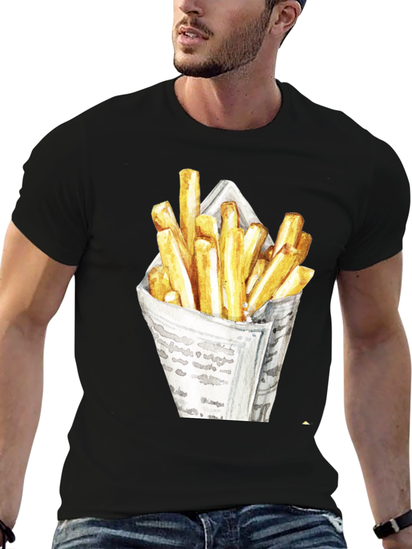 French Fries Graphic Tee - Unisex Casual T-Shirt