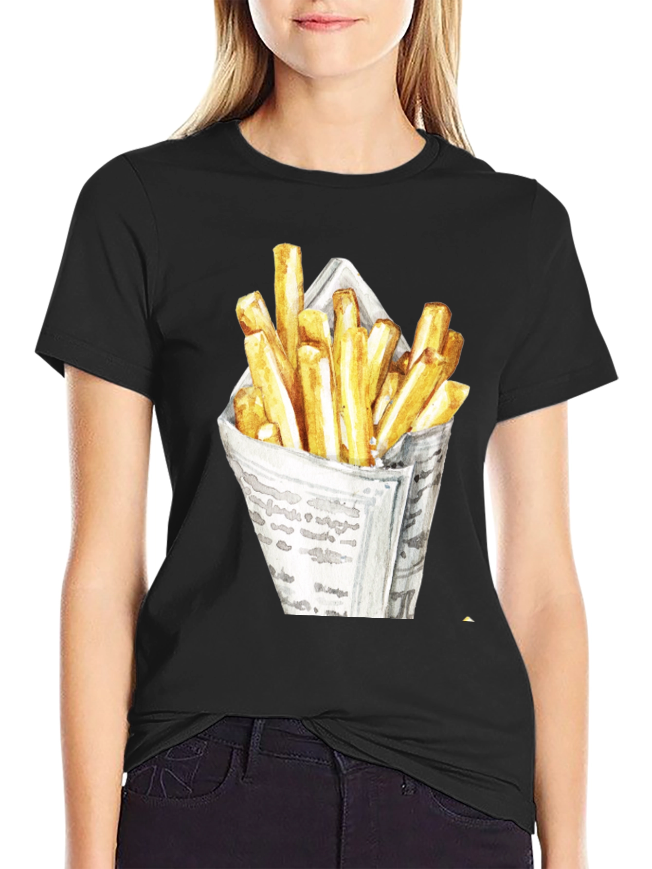 French Fries Graphic Tee - Unisex Casual T-Shirt