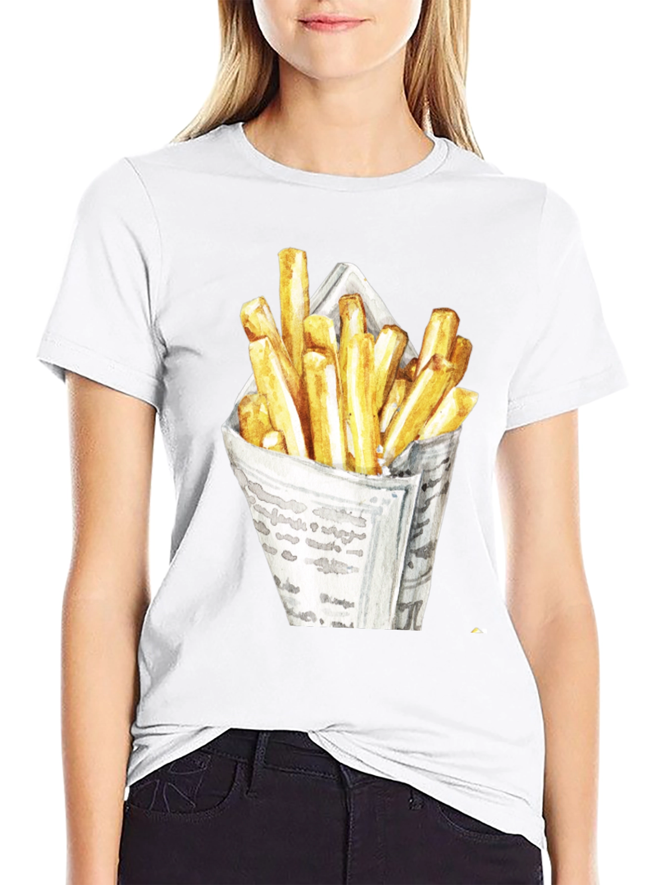 French Fries Graphic Tee - Unisex Casual T-Shirt